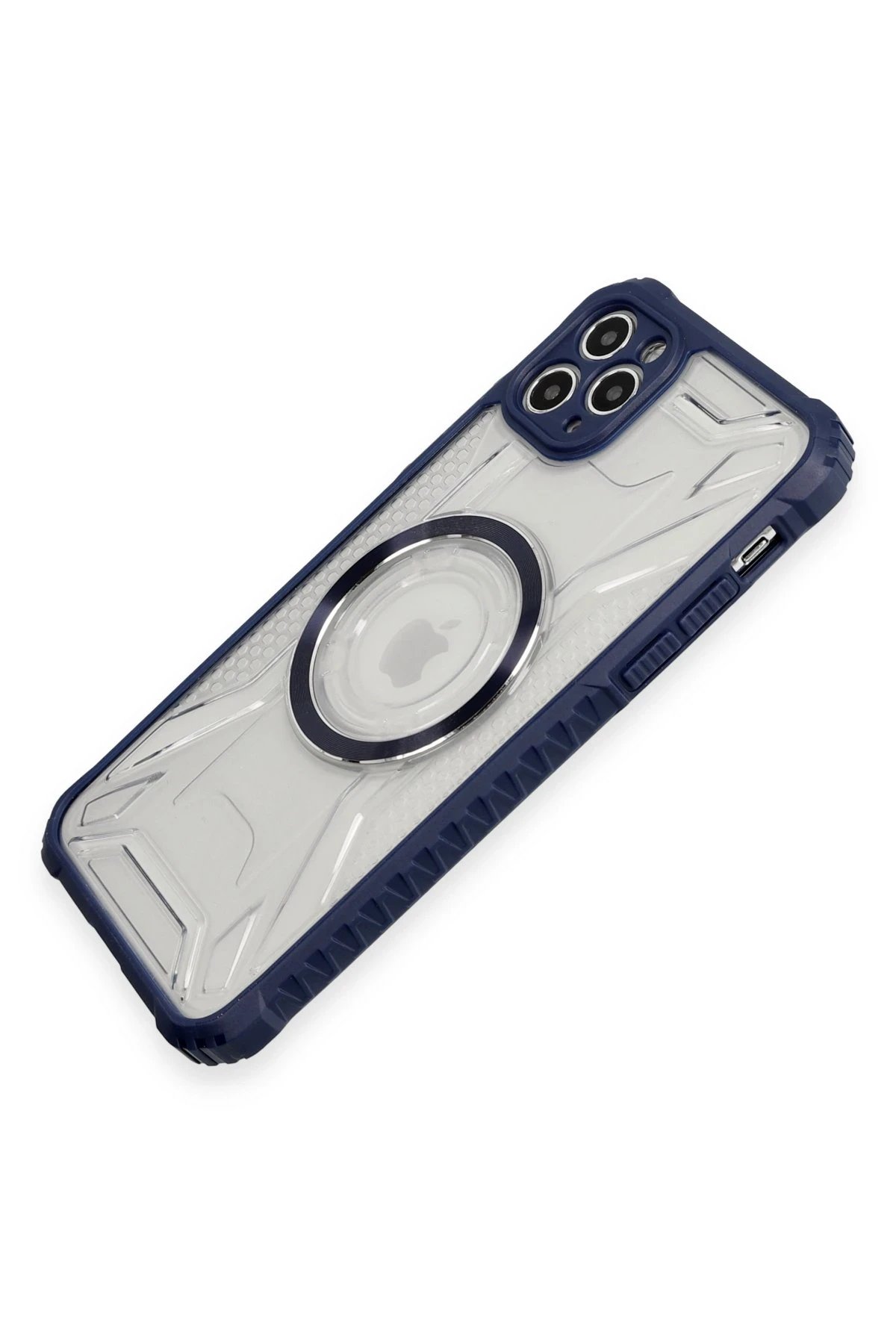 Newface iPhone 11 Pro Kılıf Prag Magneticsafe Kapak - Lacivert