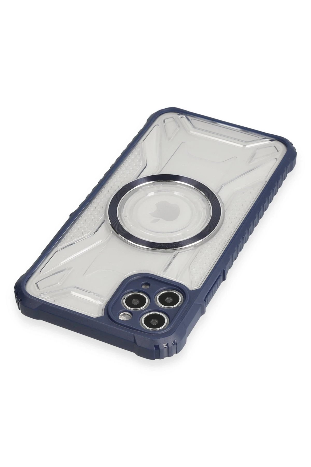 Newface iPhone 11 Pro Kılıf Prag Magneticsafe Kapak - Lacivert