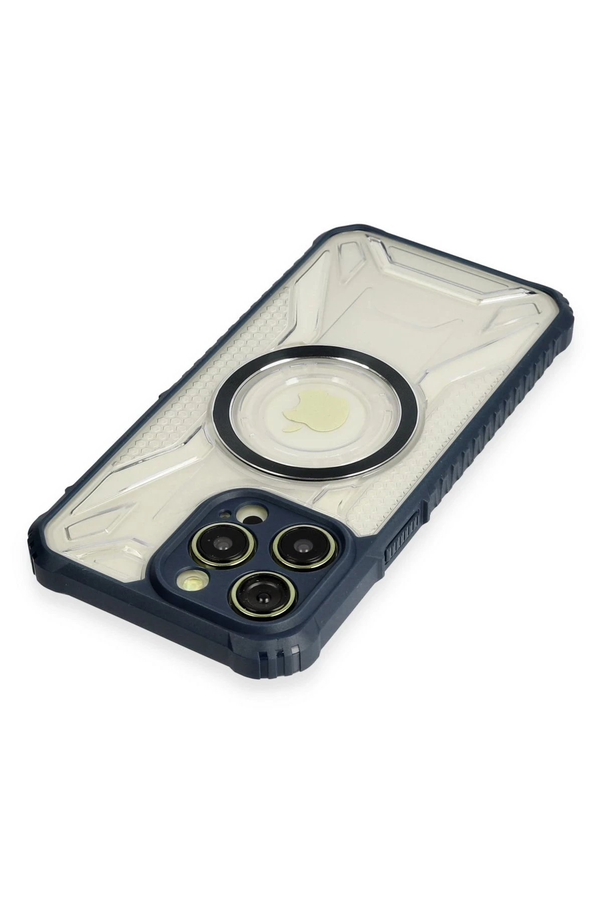 Newface iPhone 13 Pro Kılıf Prag Magneticsafe Kapak - Lacivert