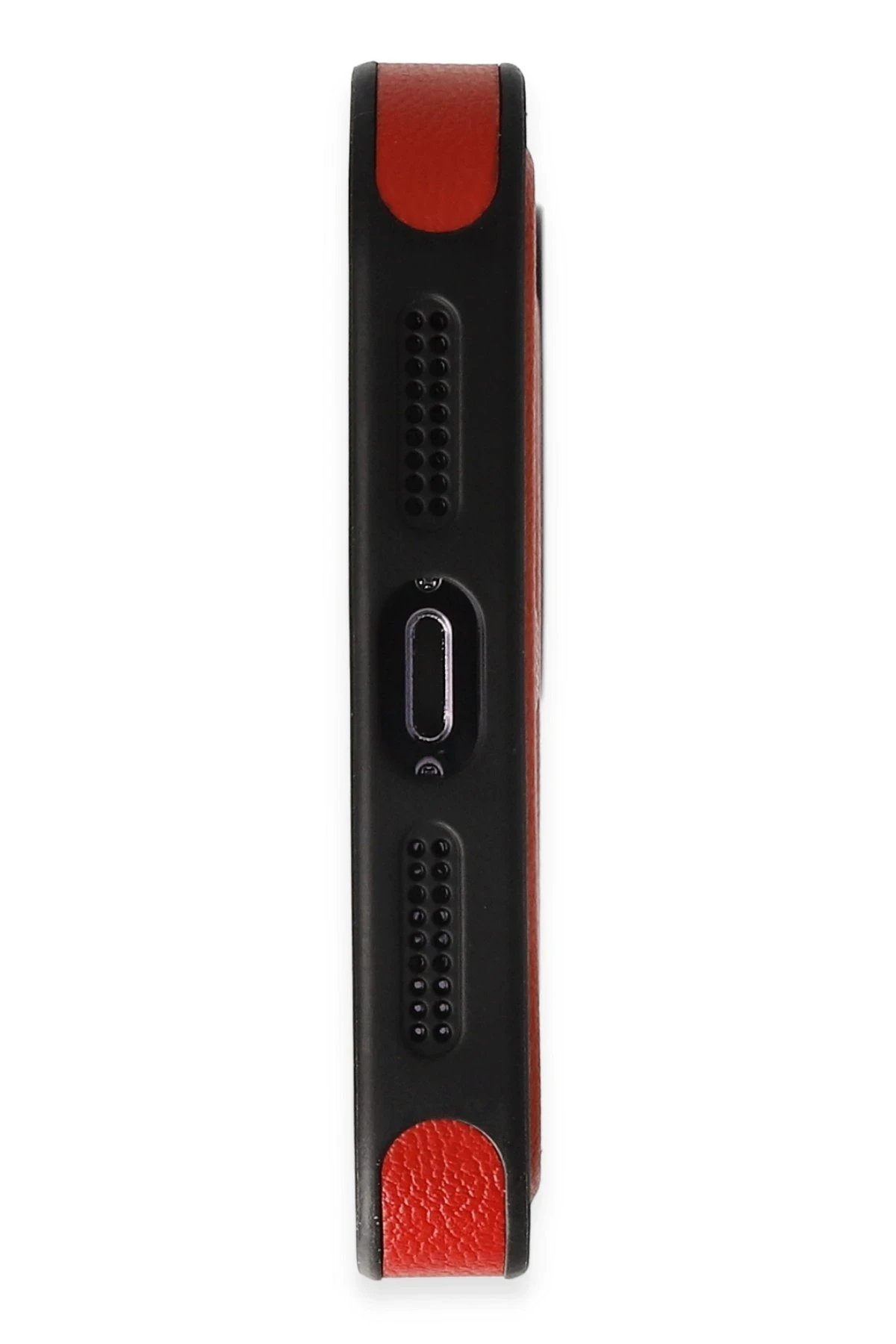 Newface iPhone 14 Pro Kılıf Ozzi Magsafe Deri Kapak - Kırmızı