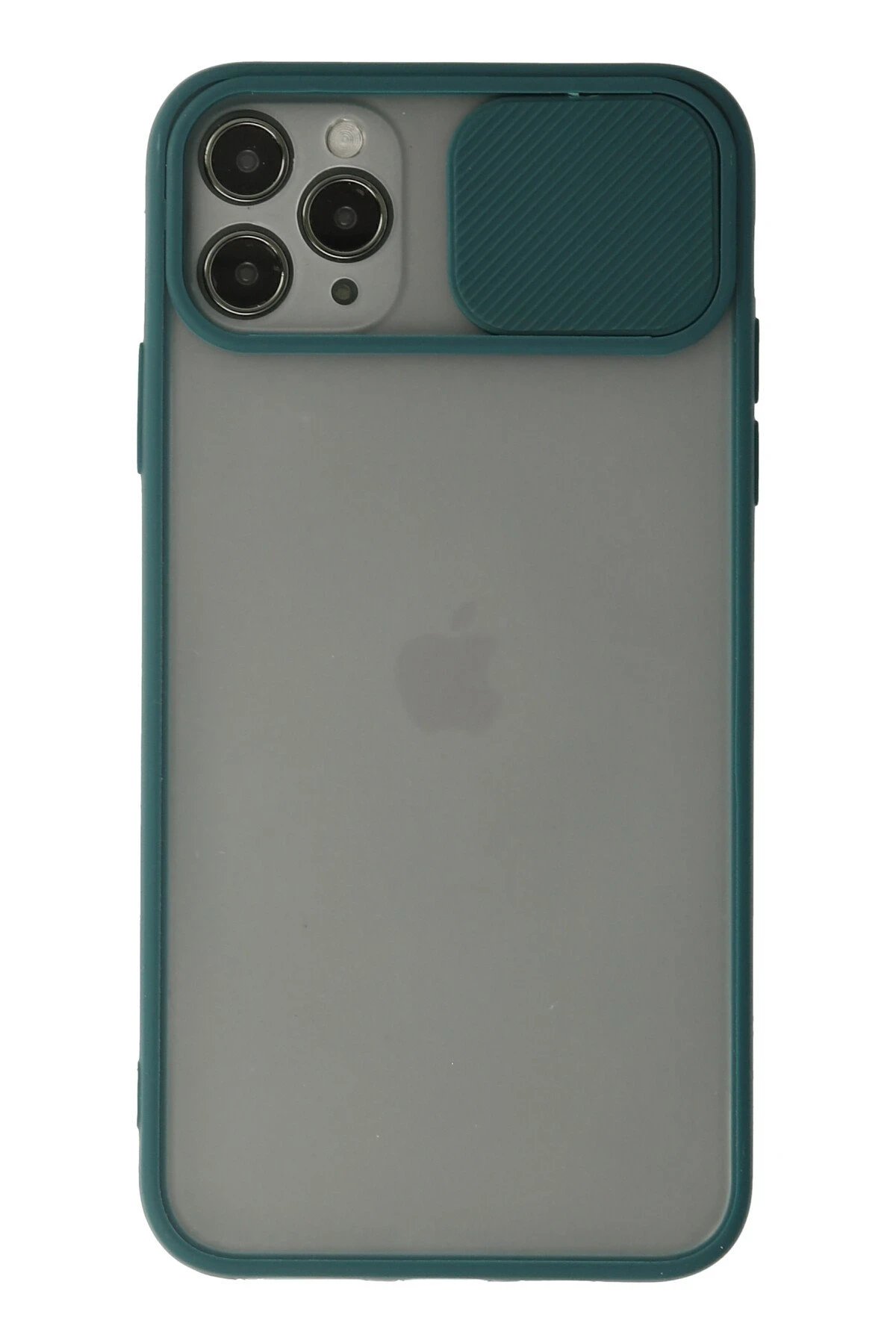 Newface iPhone 11 Pro Kılıf Palm Buzlu Kamera Sürgülü Silikon - Yeşil