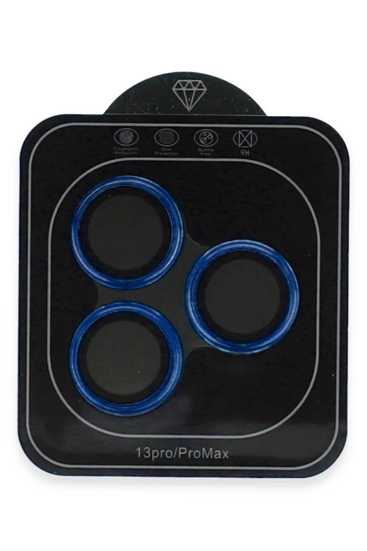 Newface iPhone 12 Pro Max Valdez Metal Kamera Lens - Mavi