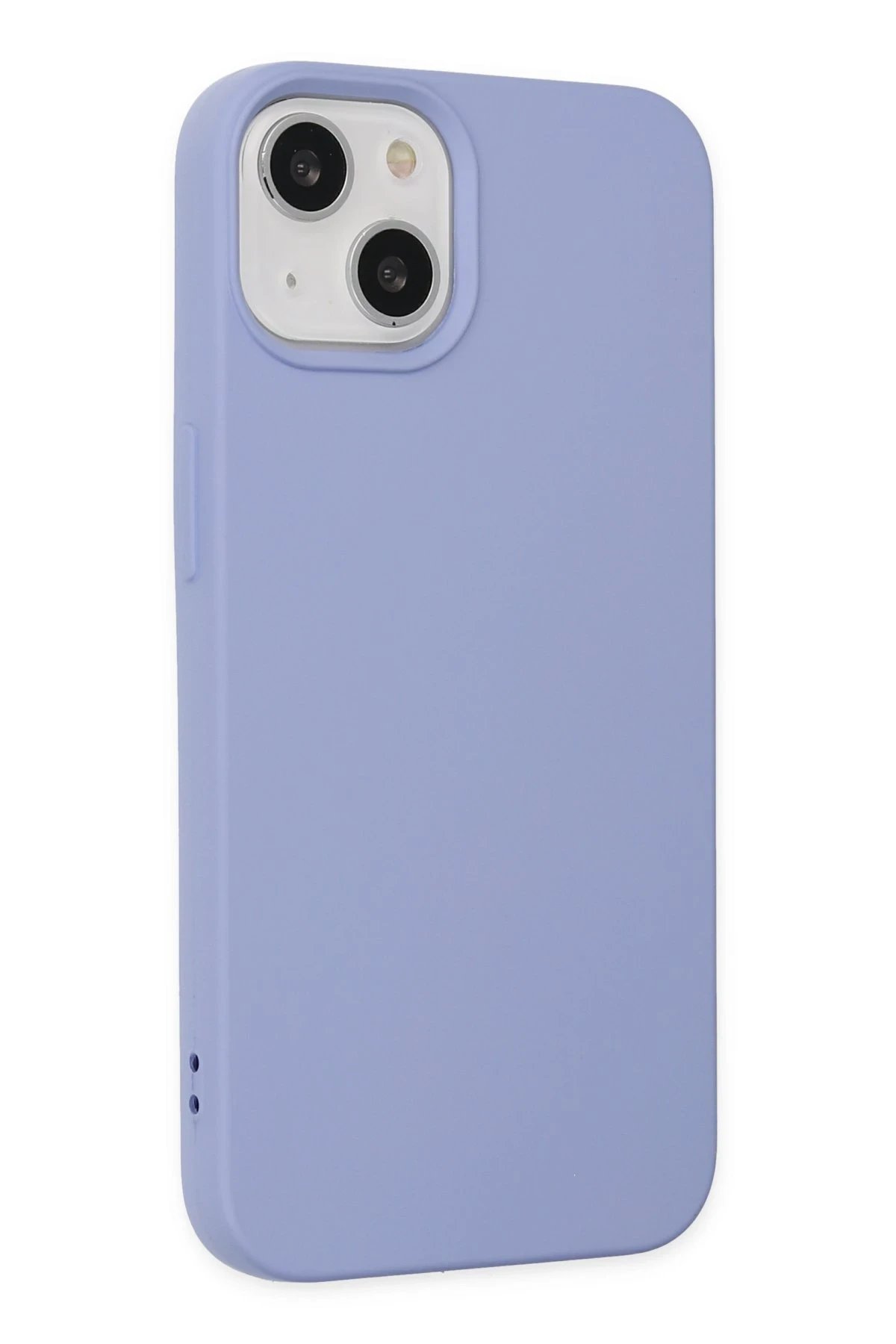 Newface iPhone 14 Plus Kılıf Nano içi Kadife Silikon - Lila