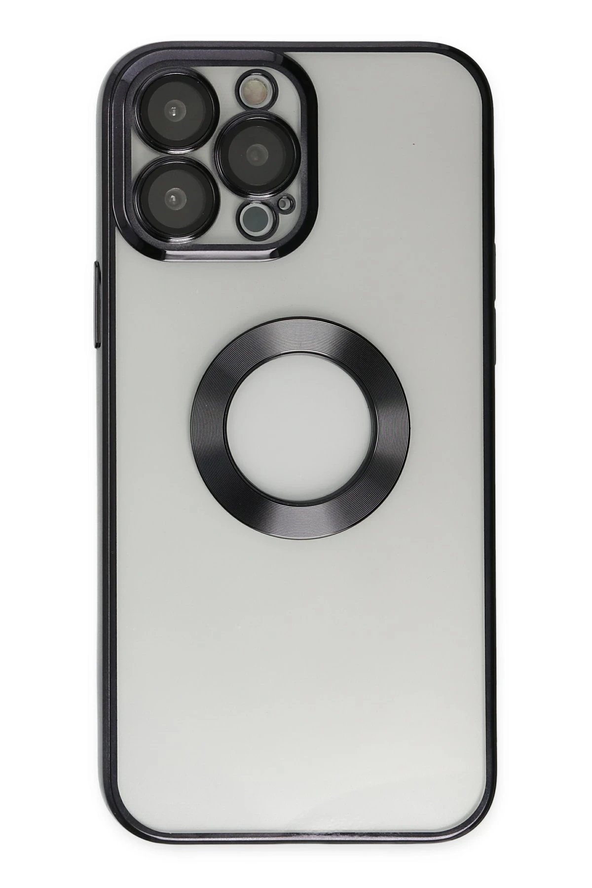 Newface iPhone 14 Pro Kılıf Slot Silikon - Siyah