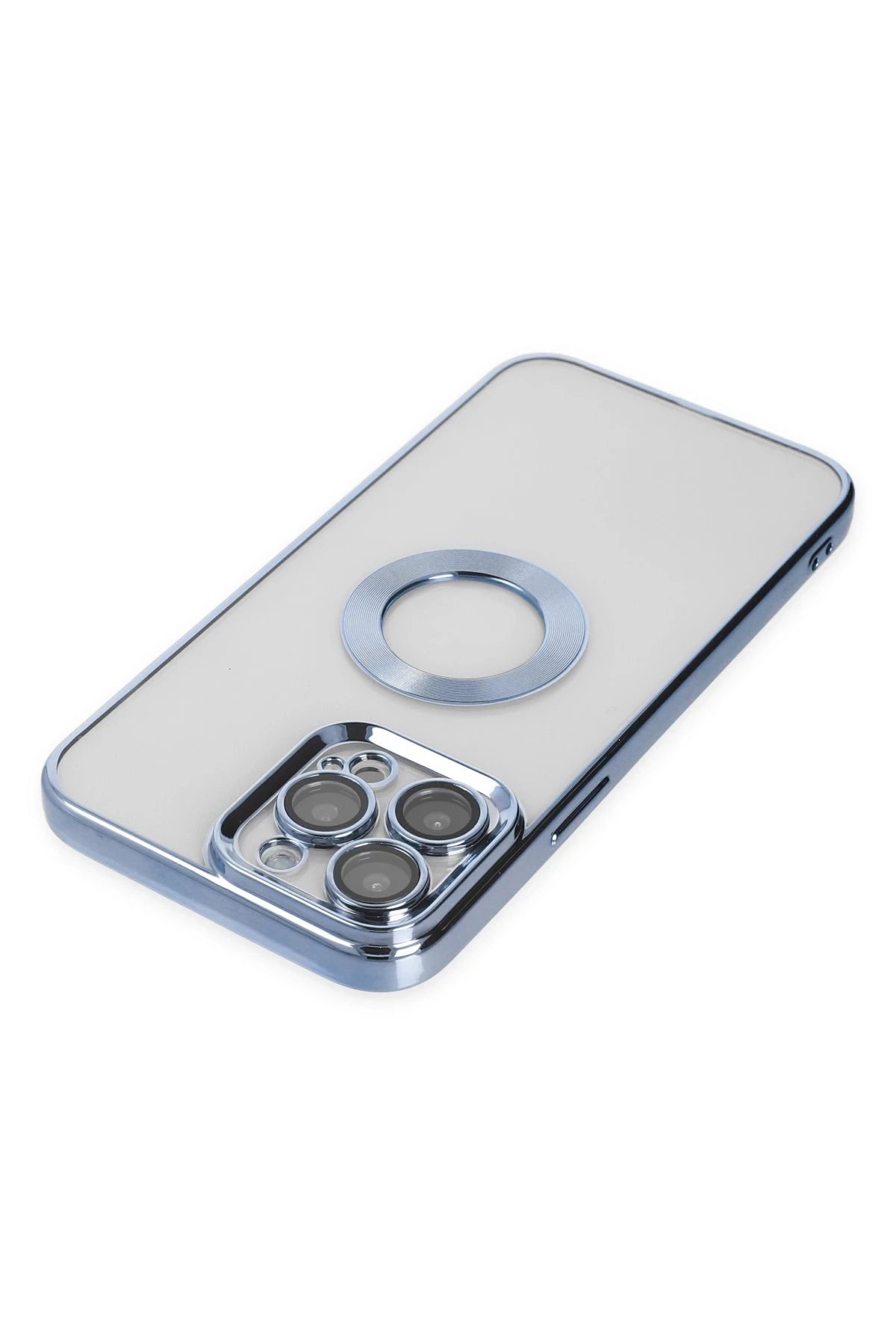 Newface iPhone 14 Pro Kılıf Slot Silikon - Sierra Blue