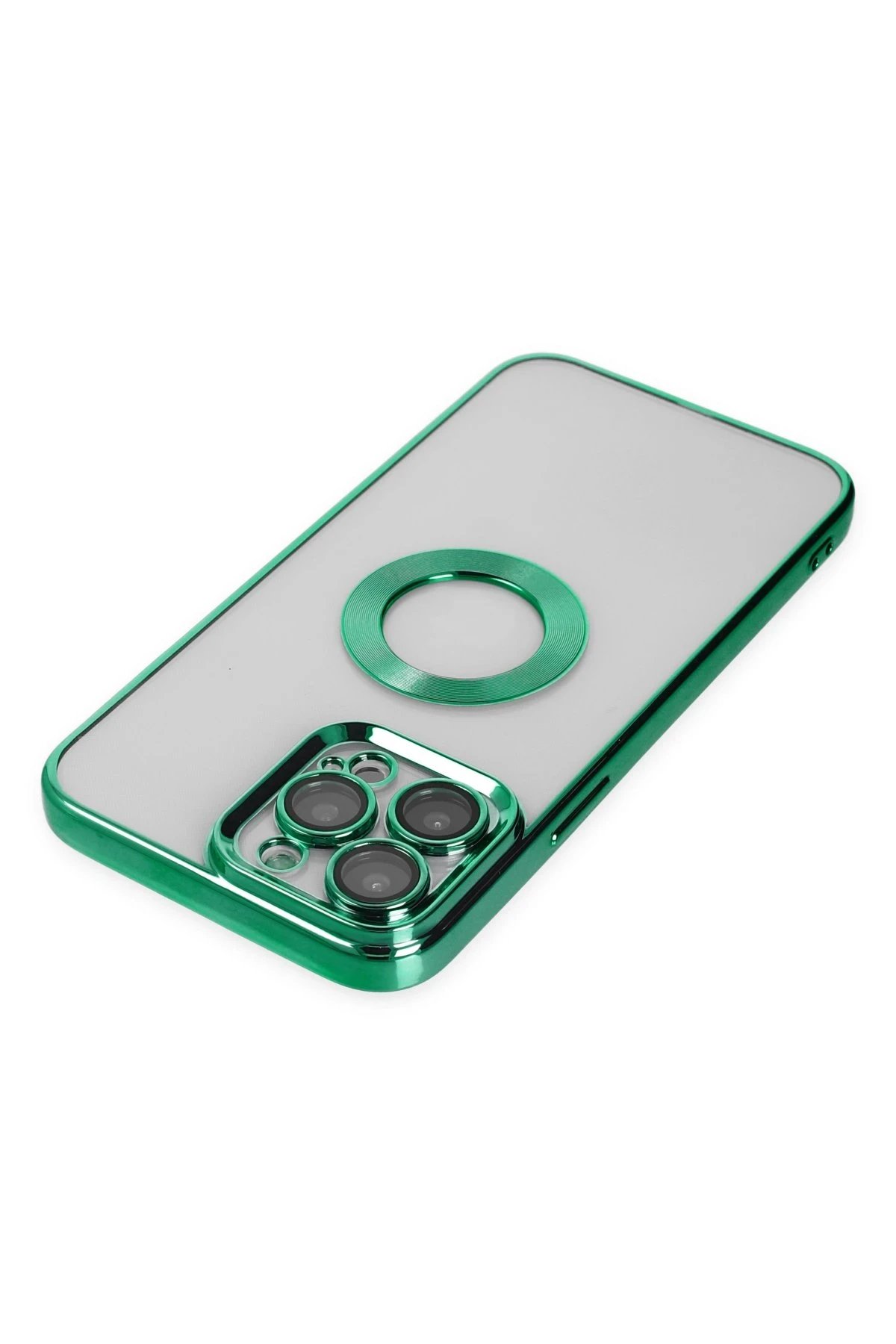 Newface iPhone 14 Pro Max Kılıf Slot Silikon - Köknar Yeşili