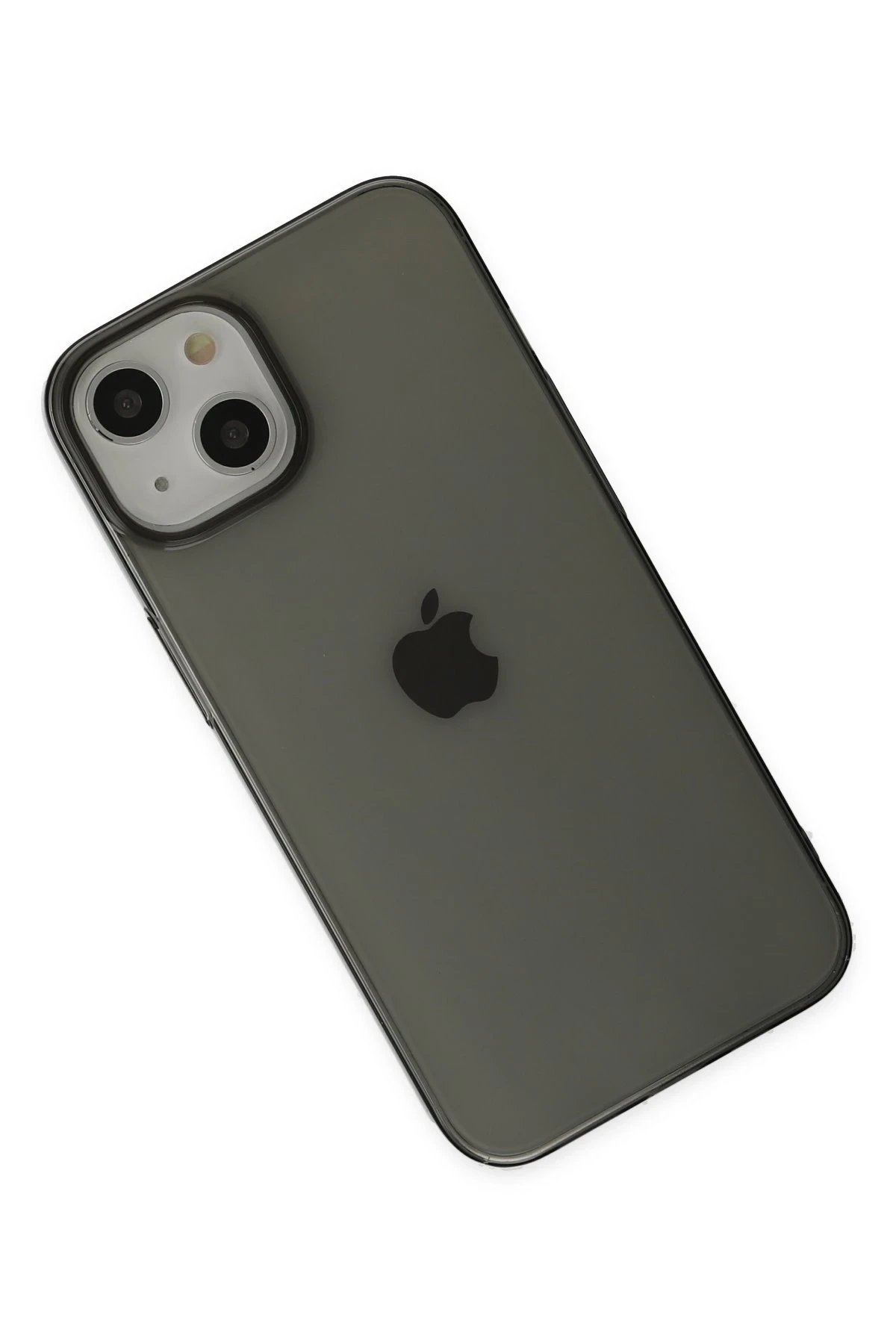 Newface iPhone 14 Plus Kılıf Pc Sert Şeffaf Kapak - Siyah