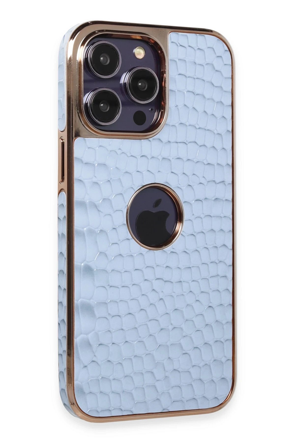 Newface iPhone 14 Pro Kılıf Snake Kapak - Sierra Blue
