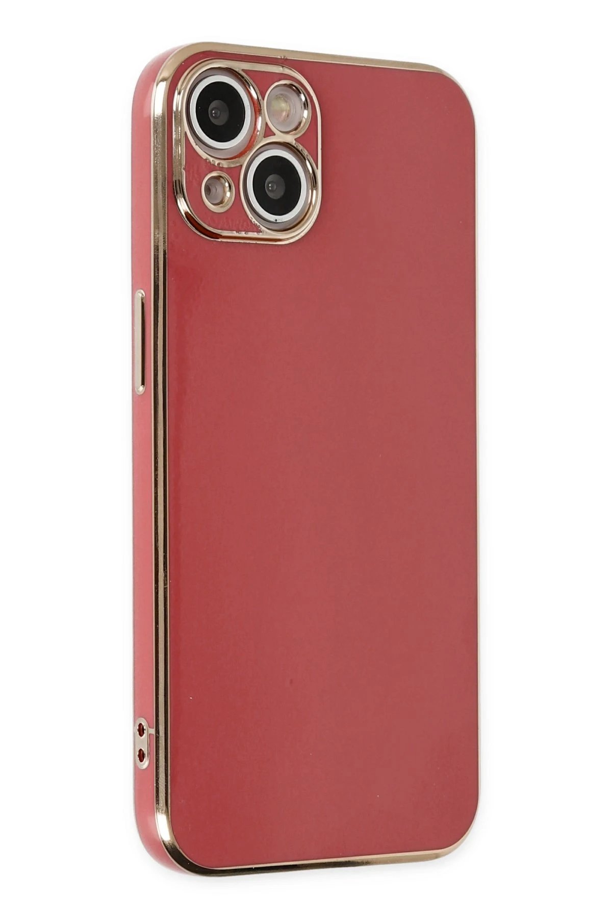 Newface iPhone 14 Plus Kılıf Volet Silikon - Kırmızı