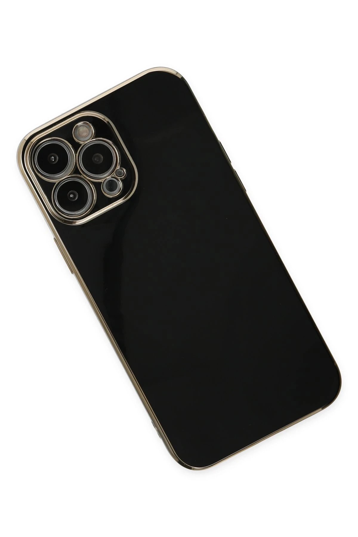 Newface iPhone 14 Pro Kılıf Volet Silikon - Siyah