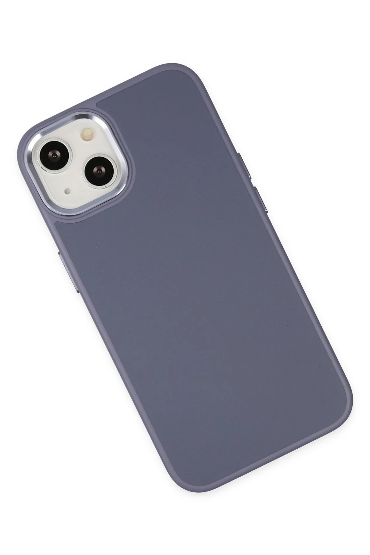 Newface iPhone 14 Plus Kılıf Asya Deri Silikon - Mor