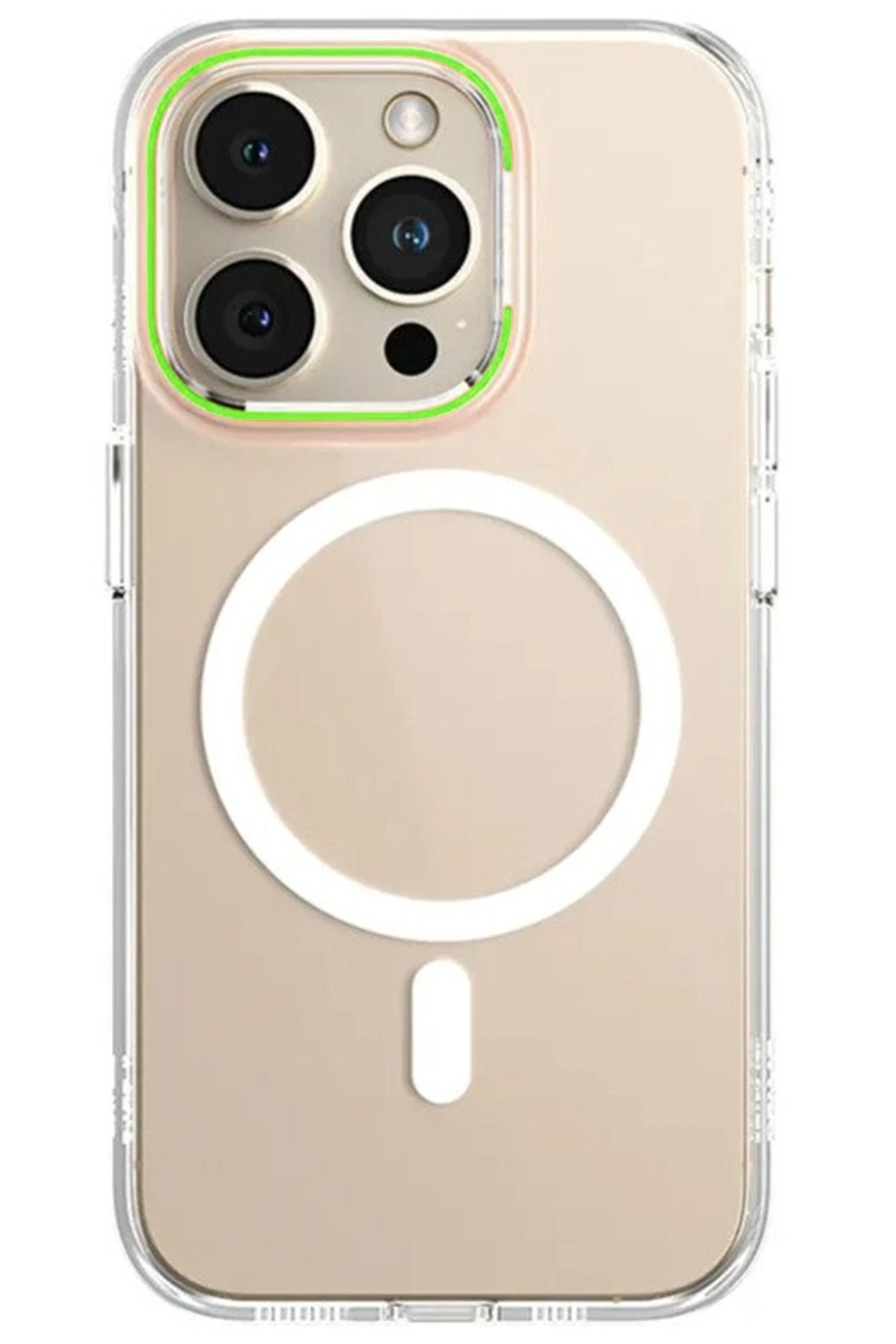 Newface iPhone 14 Pro Max Kılıf Blueo Anti Drop Magsafe Kapak - Yeşil