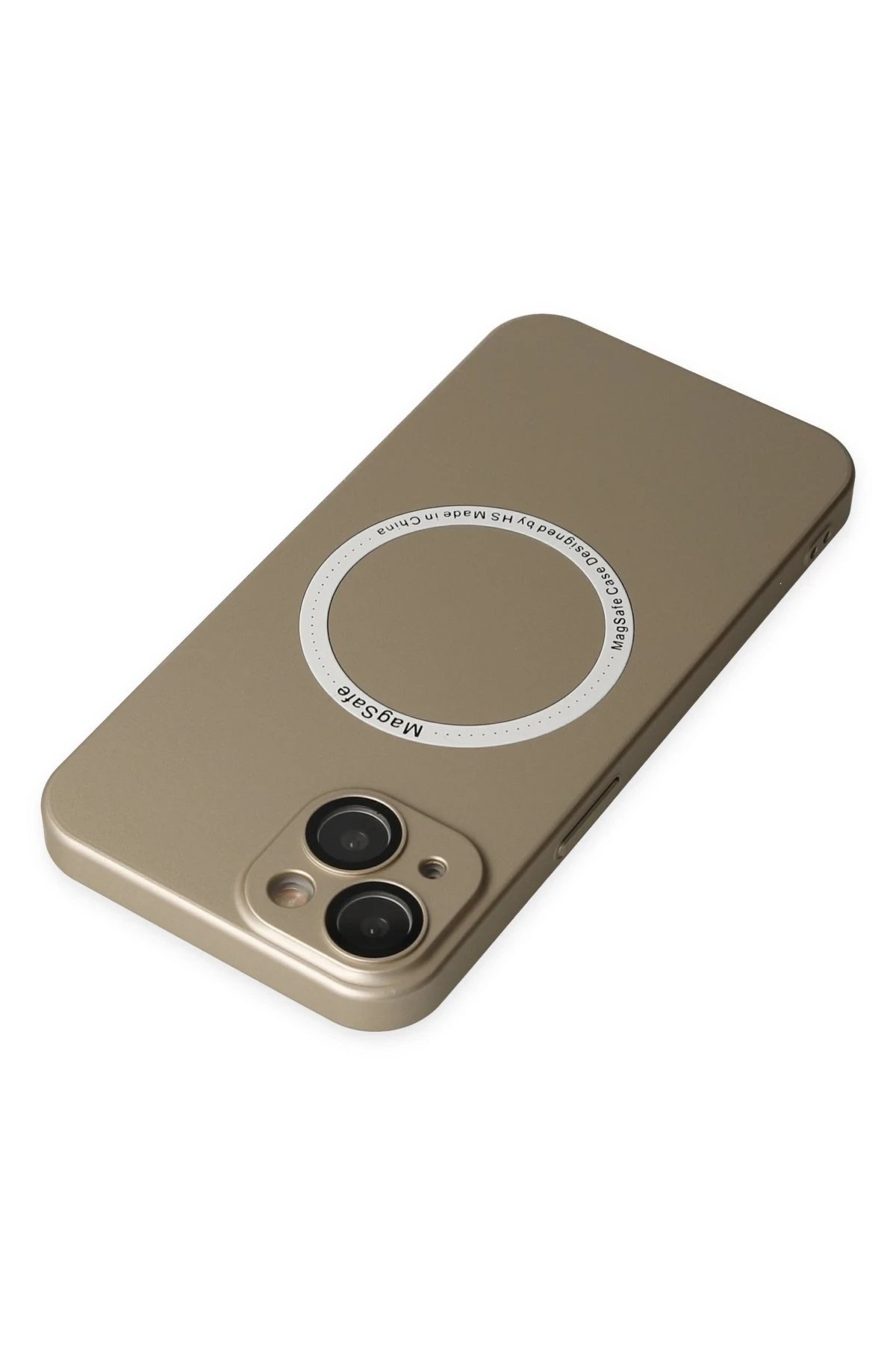 Newface iPhone 14 Kılıf Jack Magneticsafe Lens Silikon - Gold