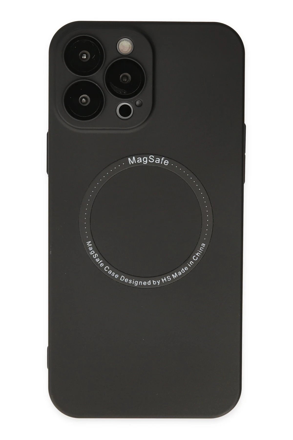 Newface iPhone 14 Pro Kılıf Jack Magneticsafe Lens Silikon - Siyah