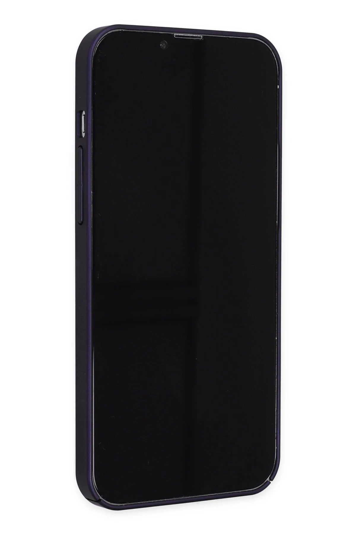 Newface iPhone 14 Pro Kılıf Jack Magneticsafe Lens Silikon - Mor