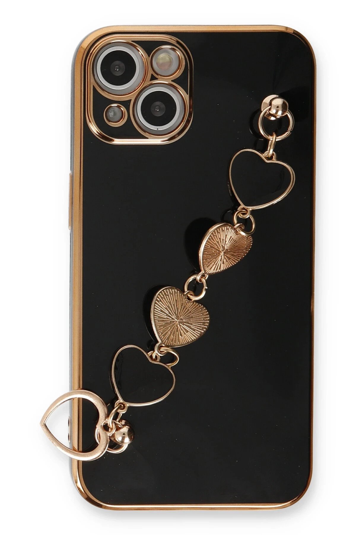 Newface iPhone 14 Kılıf Esila Silikon - Siyah