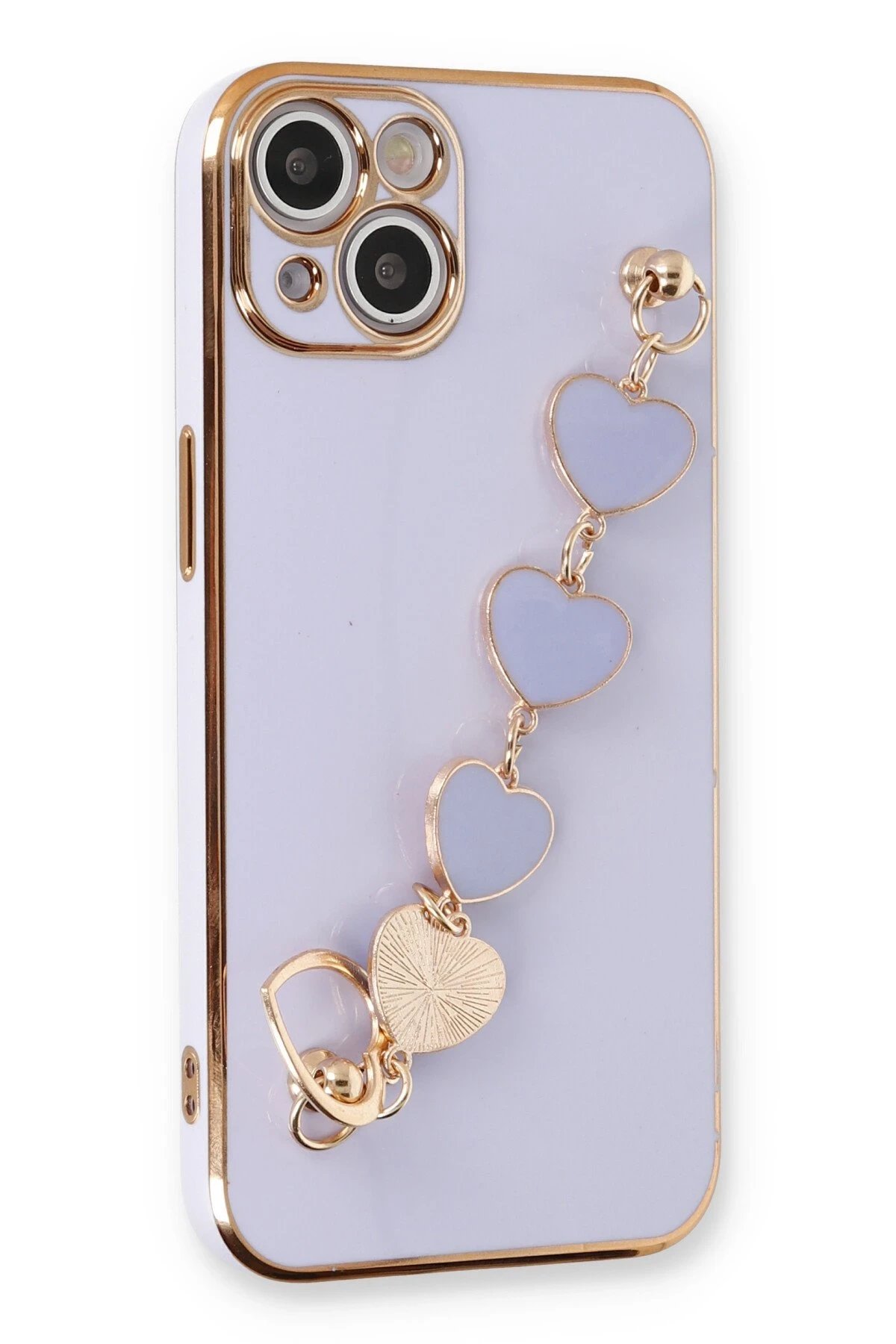 Newface iPhone 14 Kılıf Esila Silikon - Lila