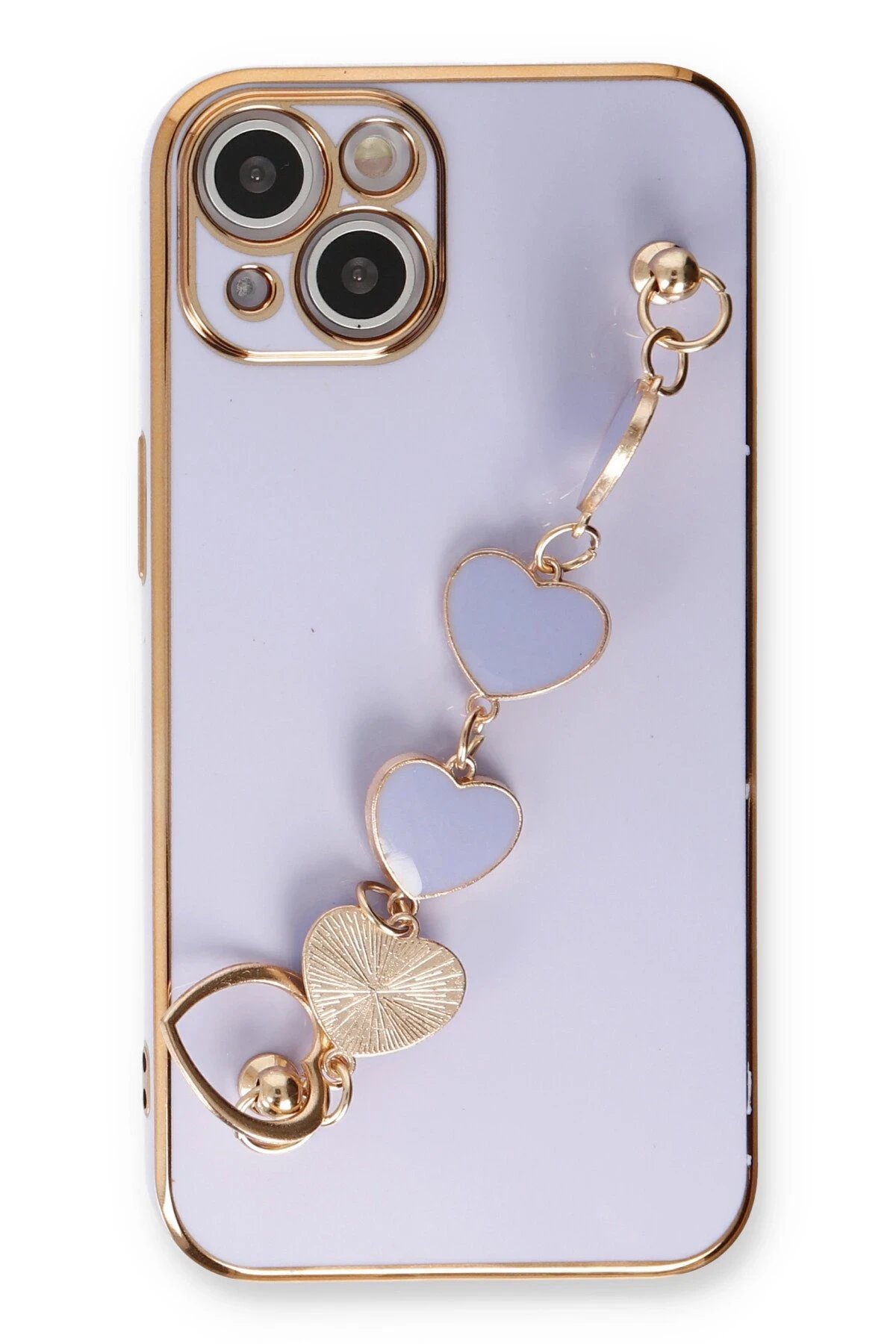 Newface iPhone 14 Kılıf Esila Silikon - Lila