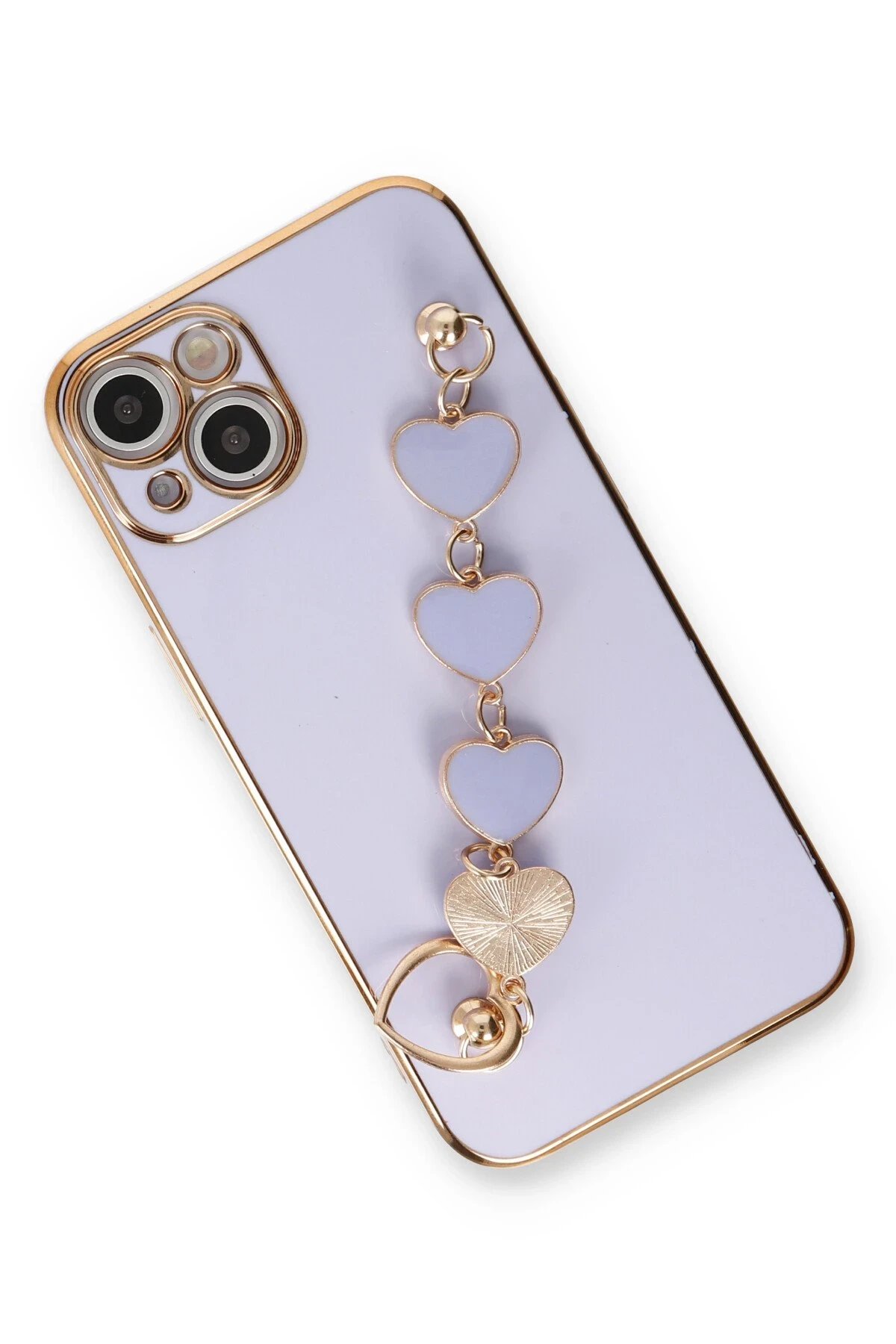 Newface iPhone 14 Kılıf Esila Silikon - Lila