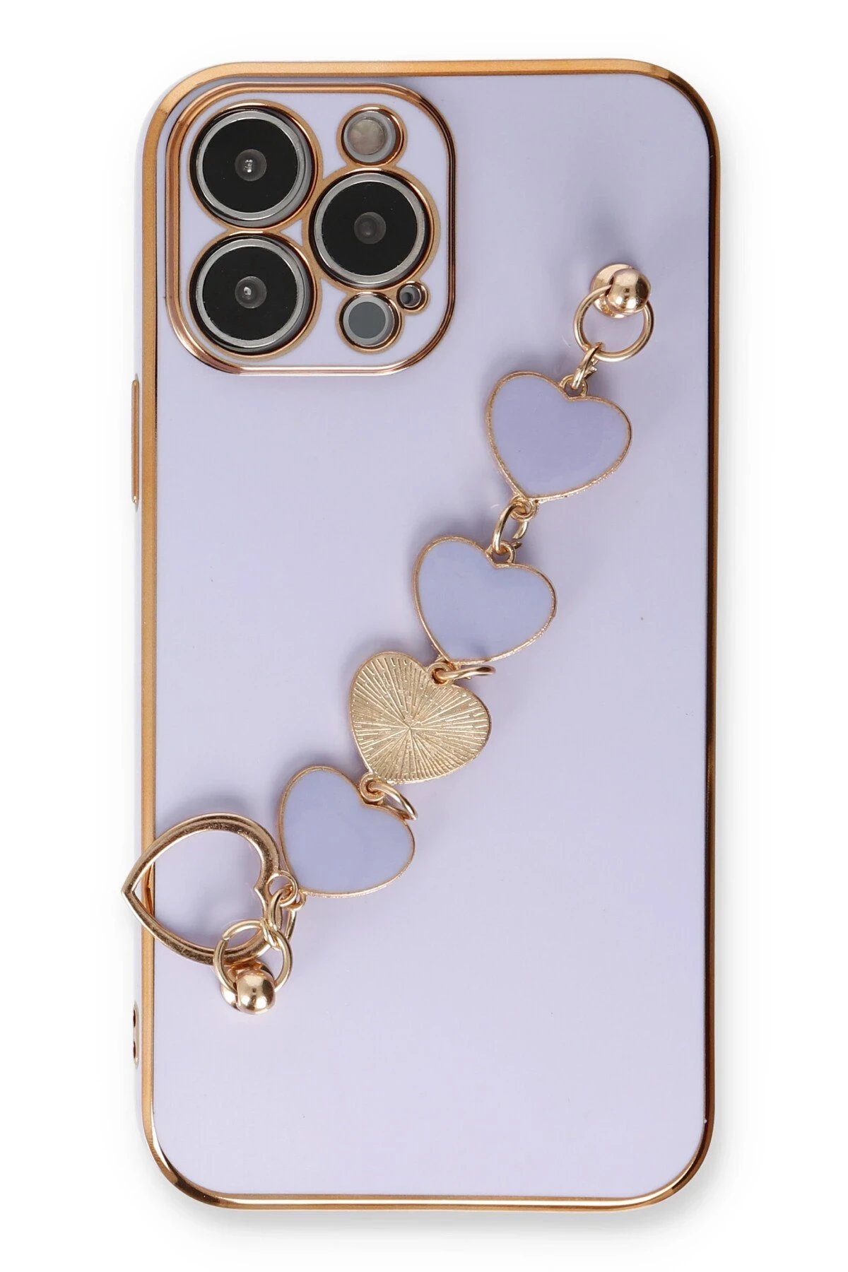 Newface iPhone 14 Pro Kılıf Esila Silikon - Lila