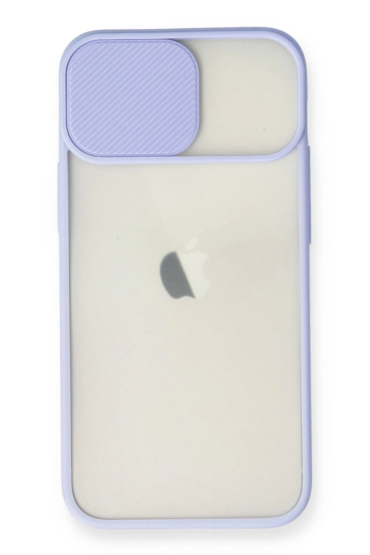 Newface iPhone 11 Kılıf Palm Buzlu Kamera Sürgülü Silikon - Lila