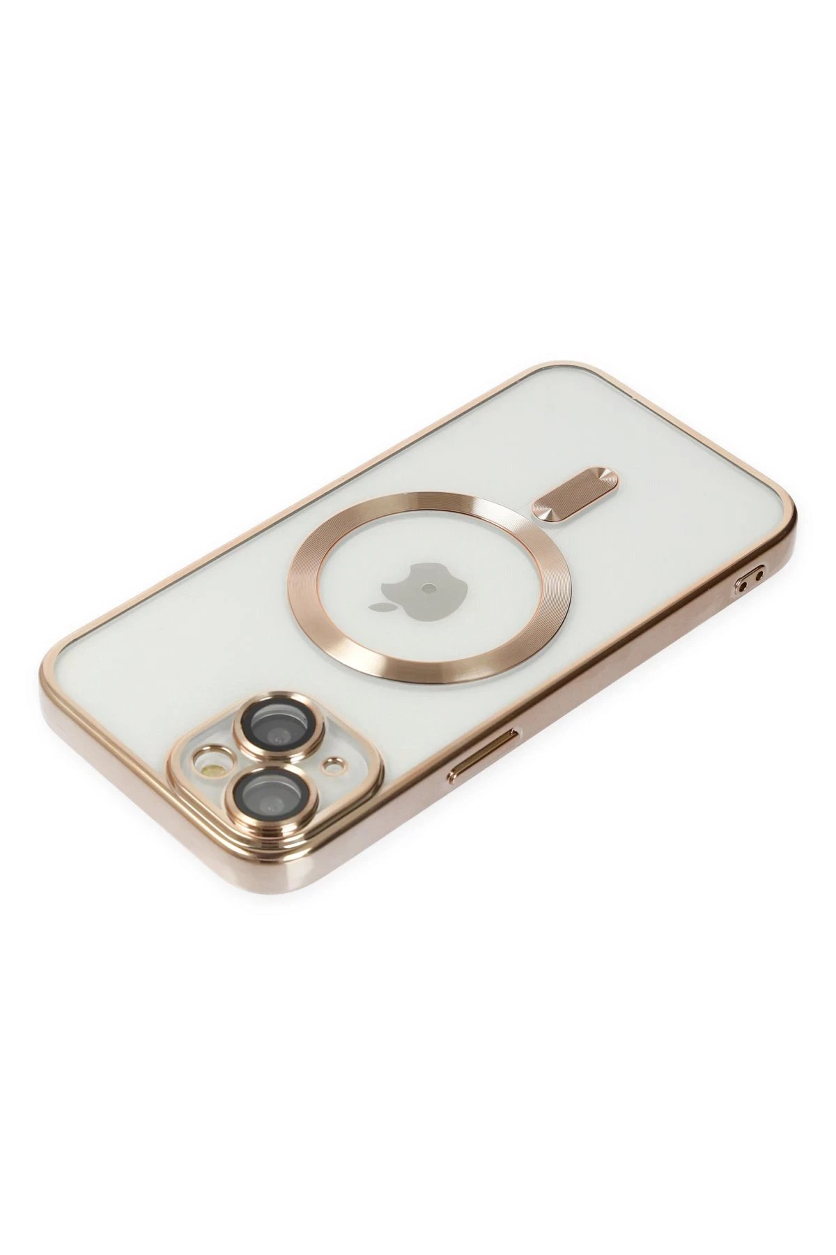 Newface iPhone 14 Plus Kılıf Kross Magneticsafe Kapak - Gold
