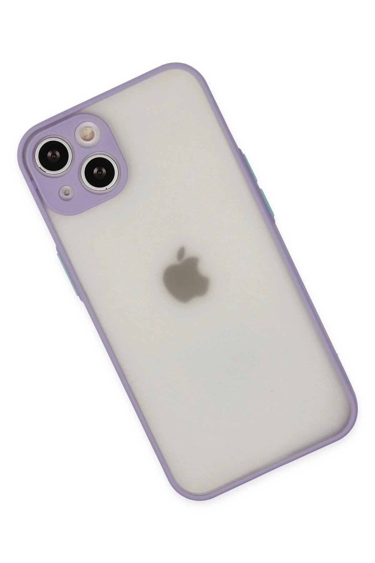 Newface iPhone 15 Plus Kılıf Montreal Silikon Kapak - Mor