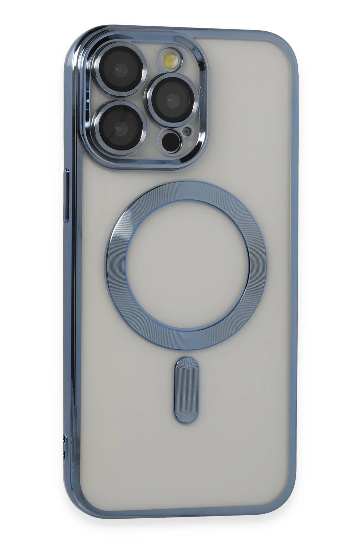 Newface iPhone 14 Pro Max Kılıf Kross Magneticsafe Kapak - Sierra Blue