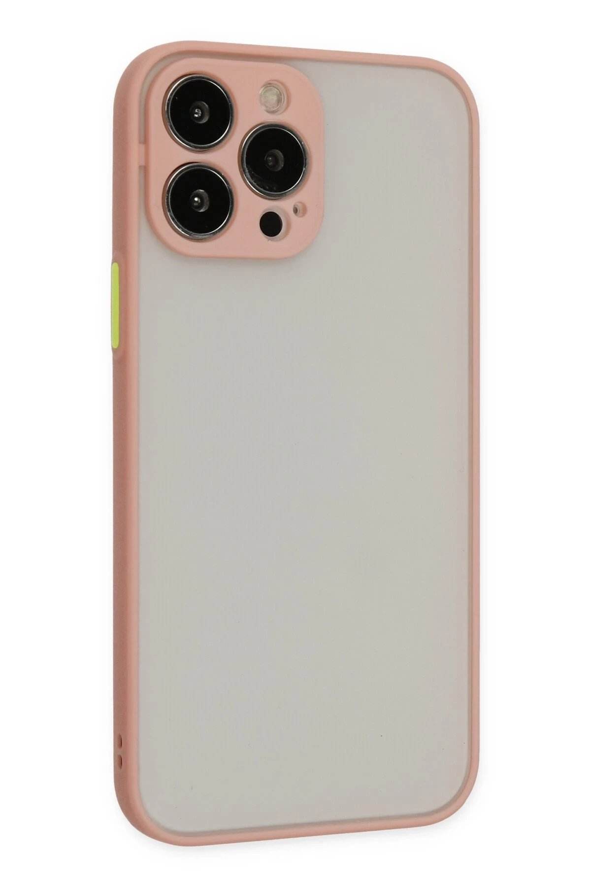 Newface iPhone 15 Pro Max Kılıf Montreal Silikon Kapak - Pembe