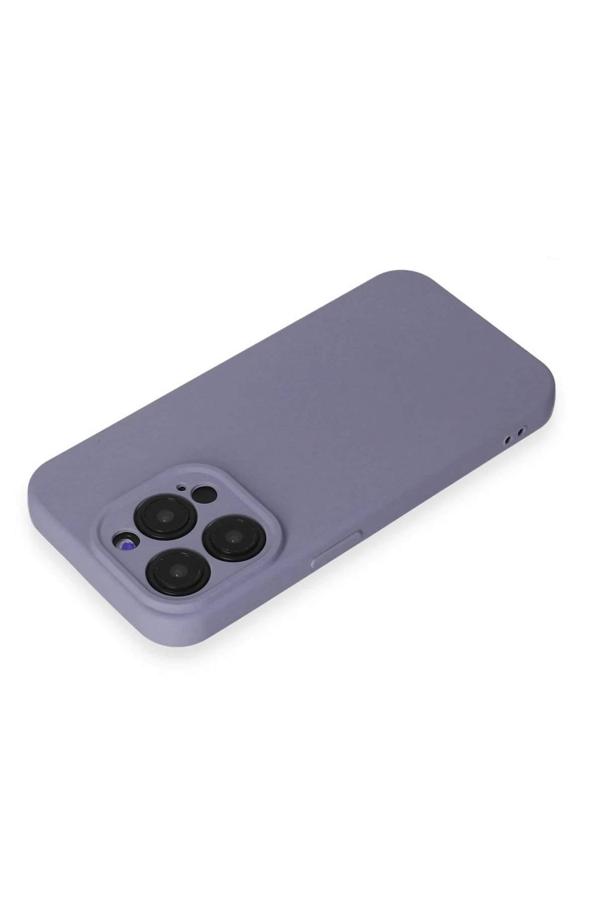 Newface iPhone 15 Pro Max Kılıf Nano içi Kadife Silikon - Lila