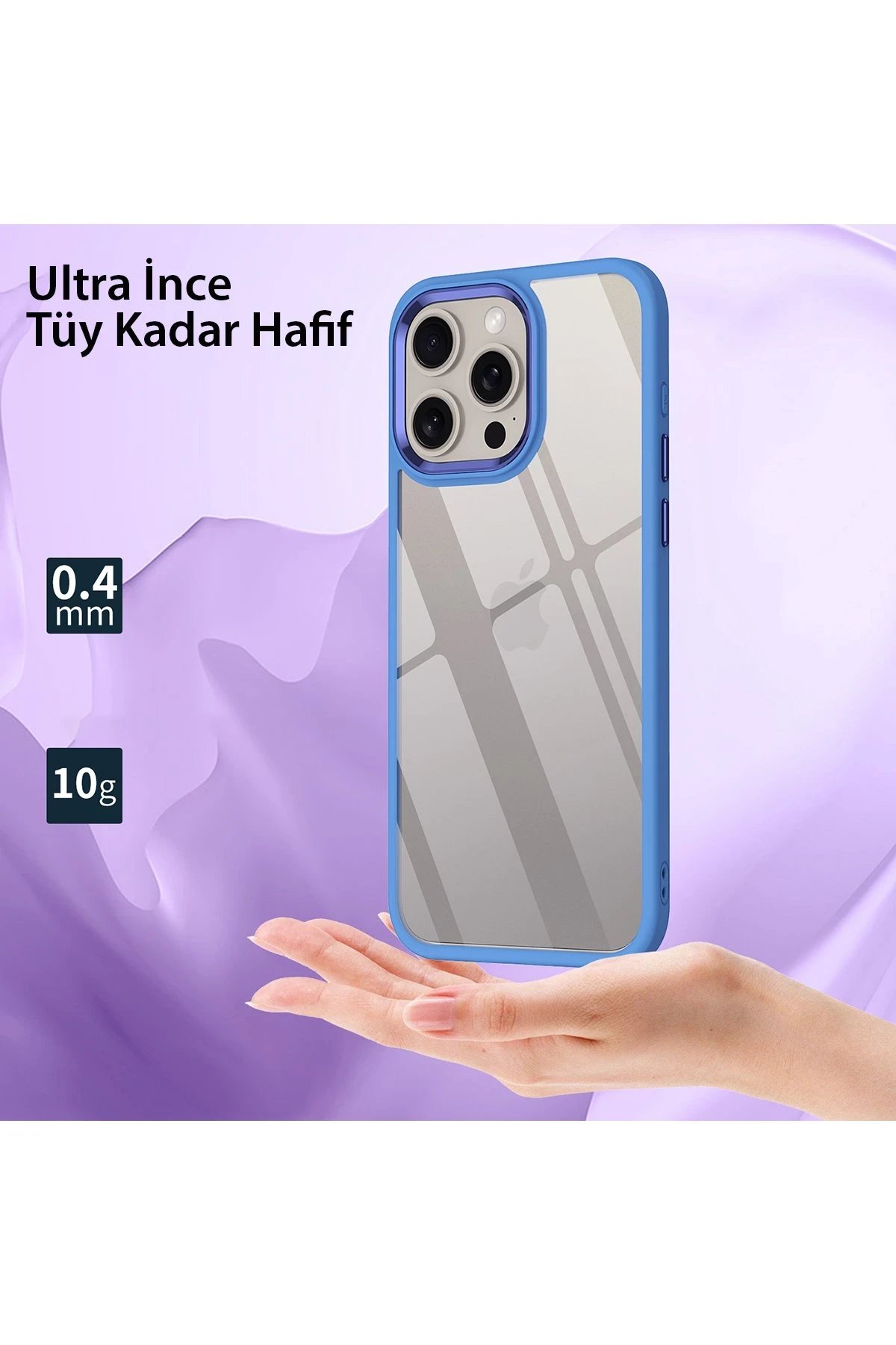 Newface iPhone 15 Kılıf Power Silikon - Mor