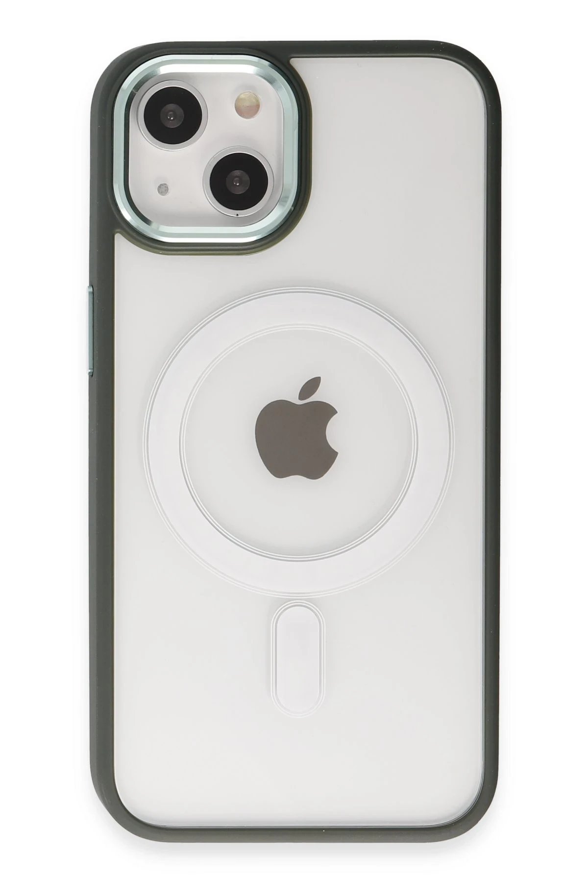 Newface iPhone 15 Kılıf Room Magneticsafe Silikon - Köknar Yeşili