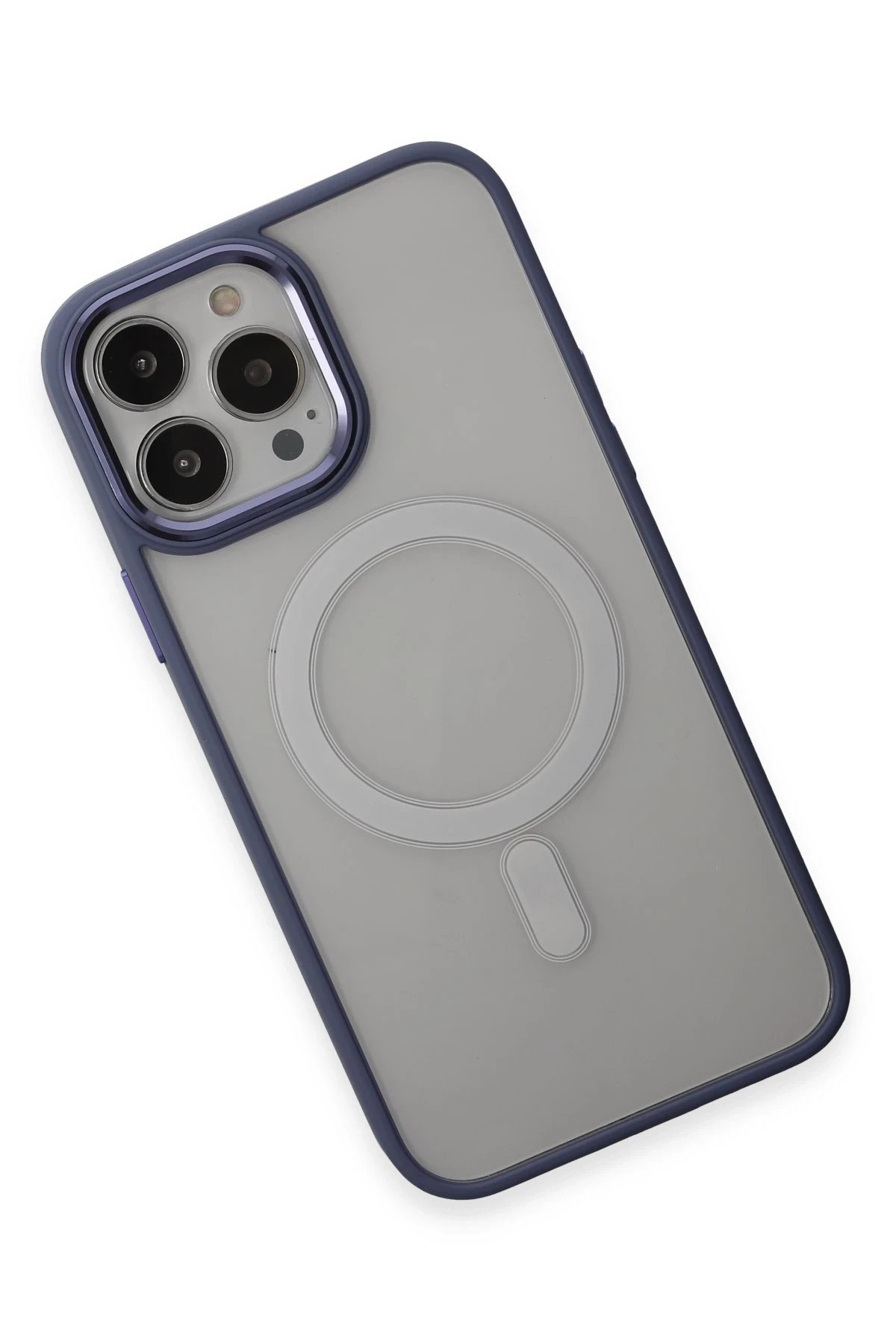 Newface iPhone 15 Pro Kılıf Room Magneticsafe Silikon - Sierra Blue