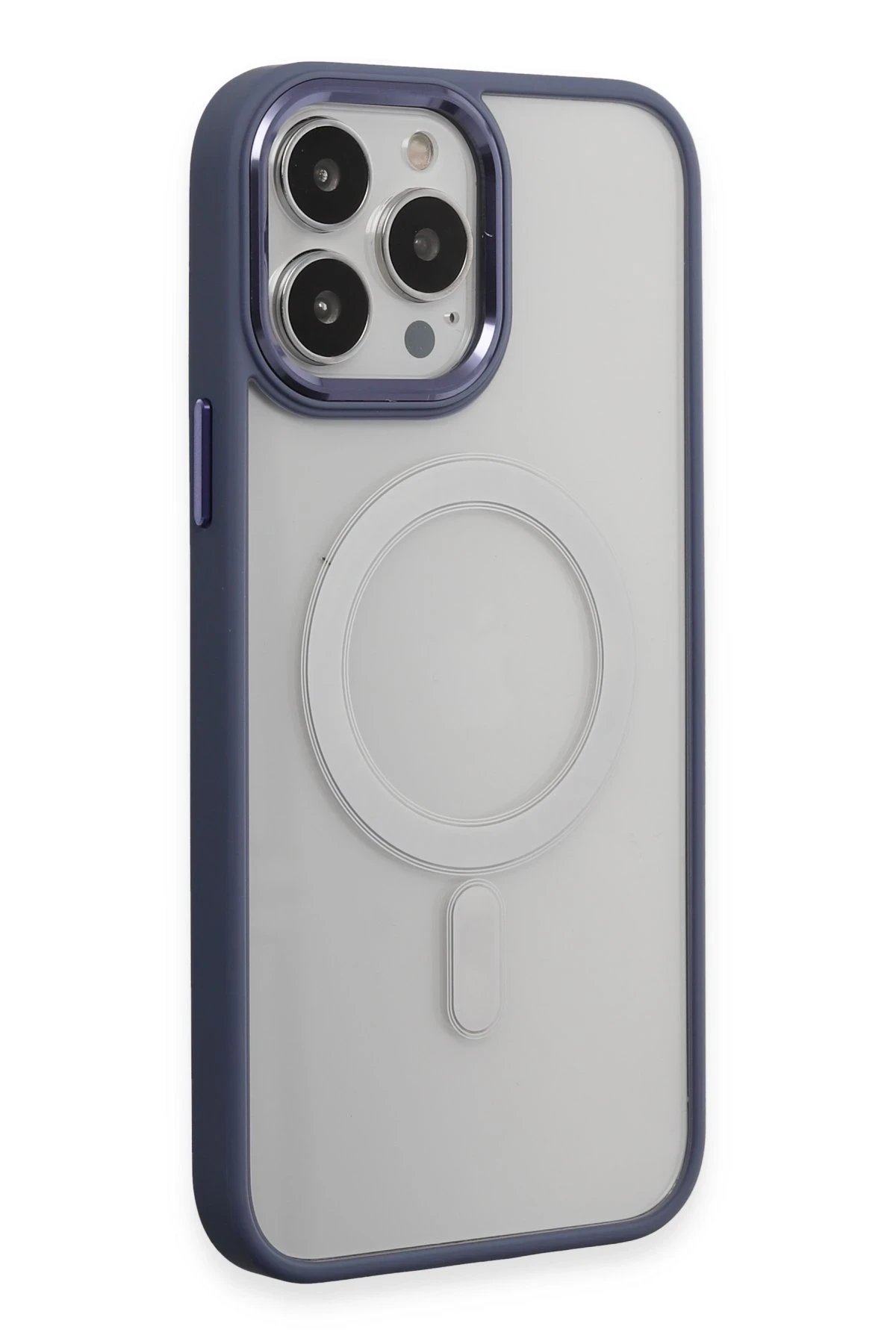 Newface iPhone 15 Pro Max Kılıf Room Magneticsafe Silikon - Sierra Blue