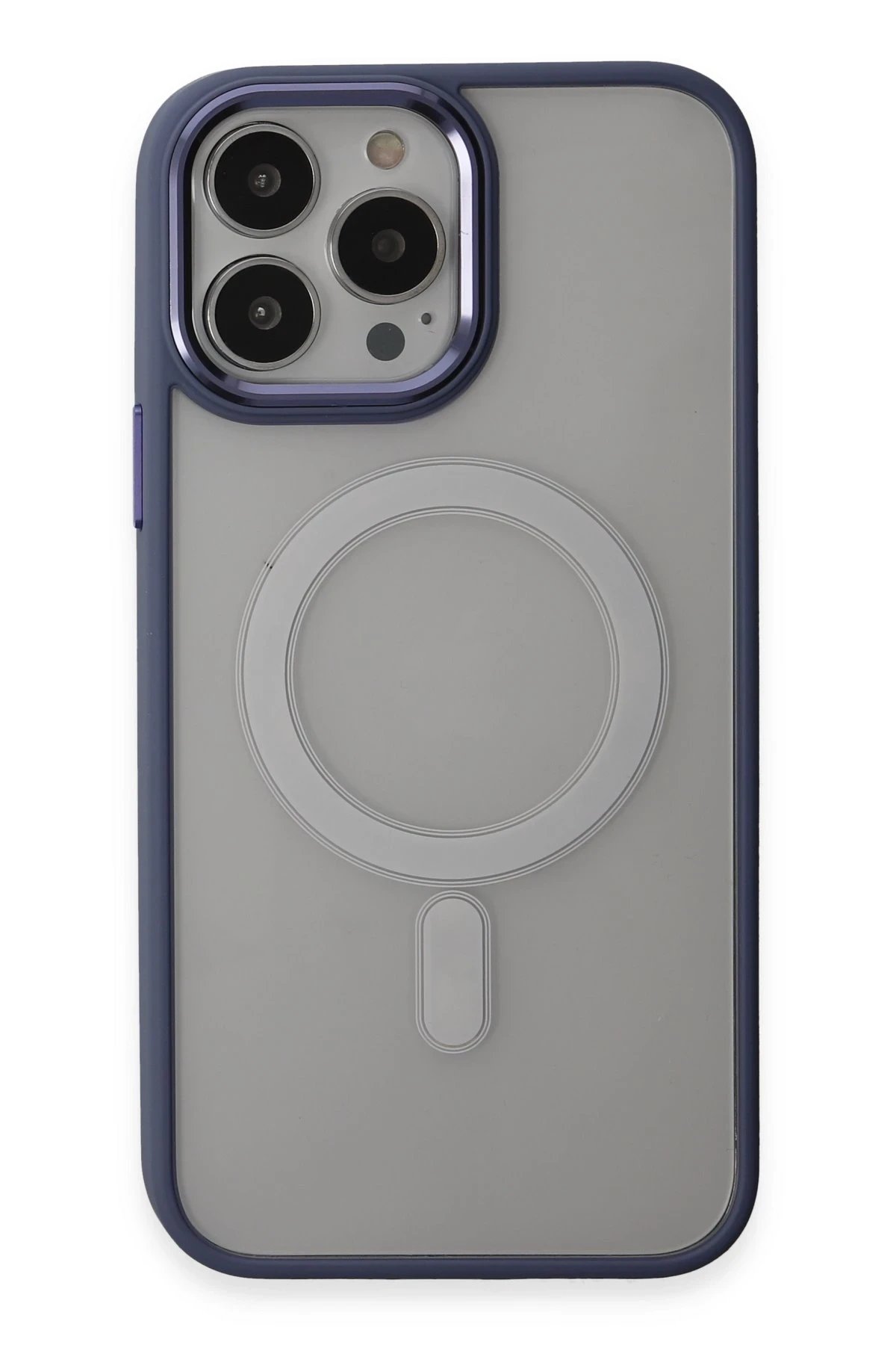 Newface iPhone 15 Pro Max Kılıf Room Magneticsafe Silikon - Sierra Blue