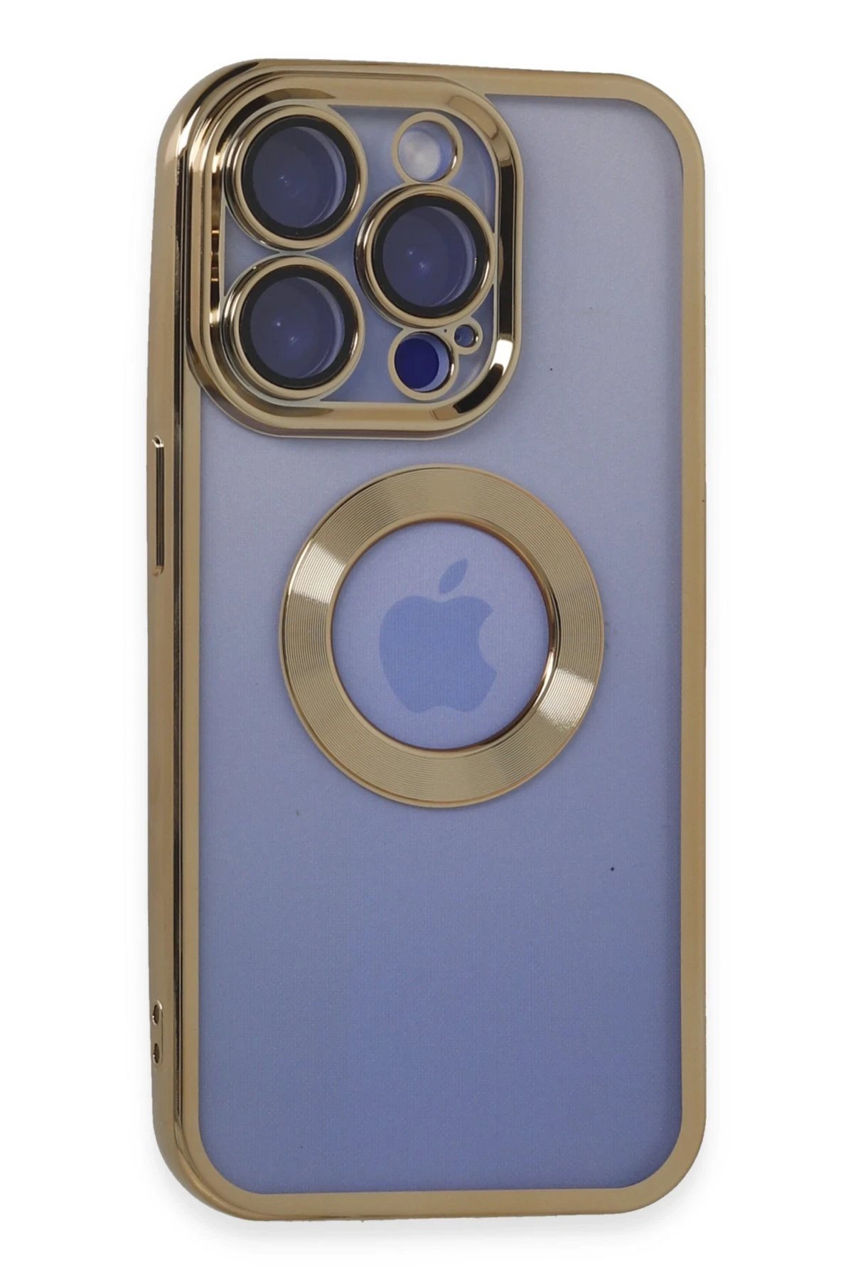 Newface iPhone 15 Pro Kılıf Slot Silikon - Gold