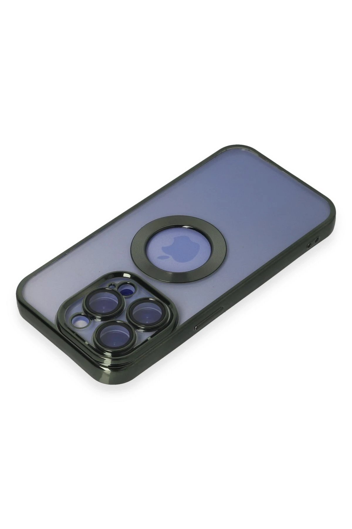 Newface iPhone 15 Pro Max Kılıf Slot Silikon - Köknar Yeşili