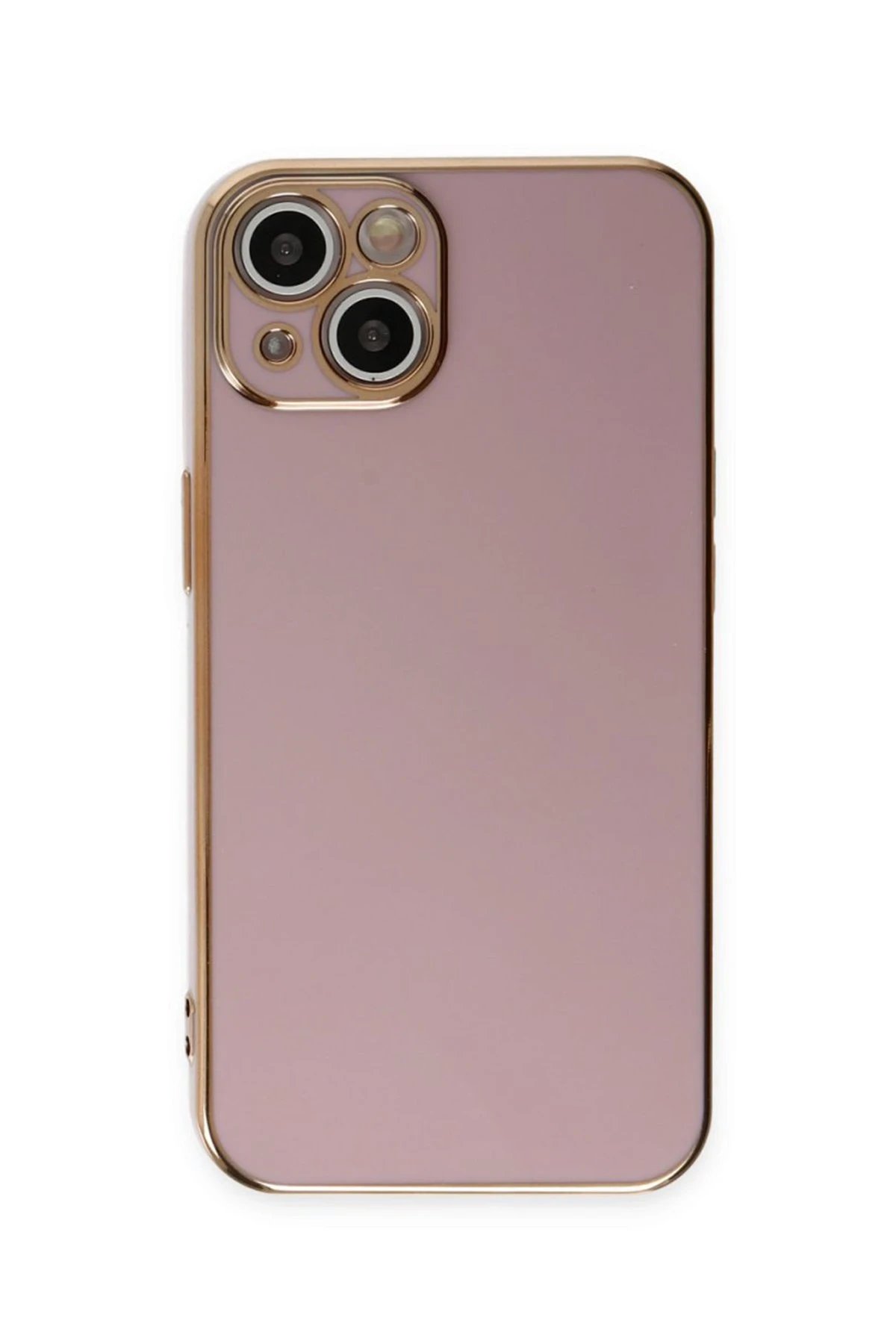 Newface iPhone 15 Kılıf Volet Silikon - Mor