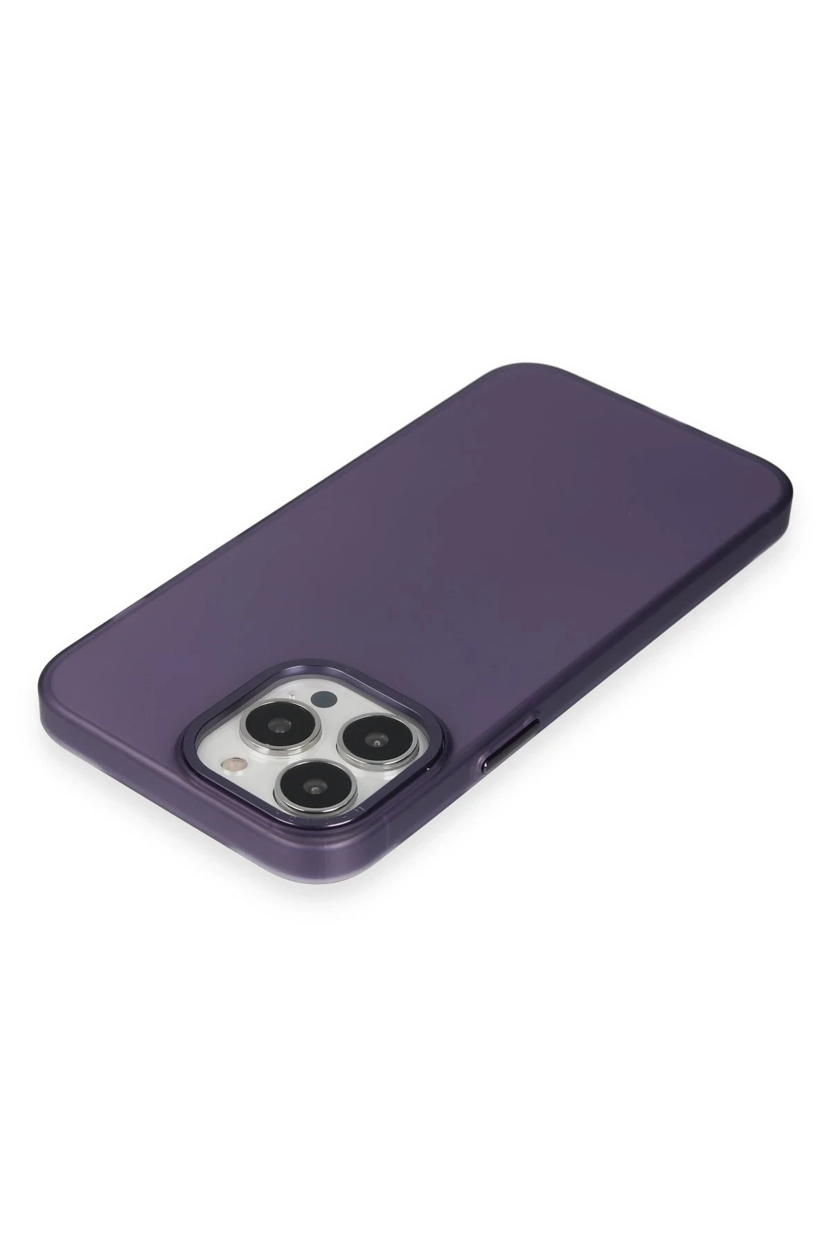 Newface iPhone 15 Pro Kılıf Modos Metal Kapak - Derin Mor