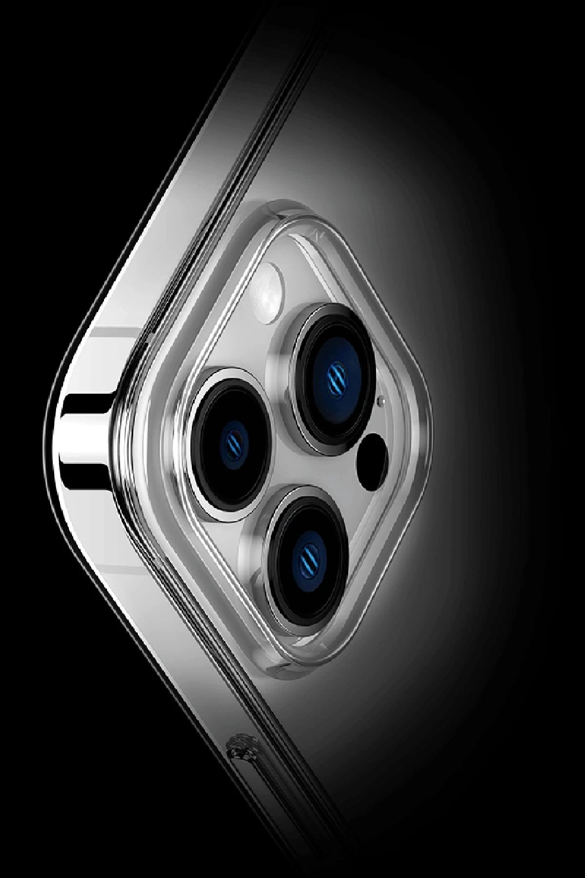 Newface iPhone 15 Pro Max Kılıf Tron Şeffaf Magsafe Kapak - Şeffaf