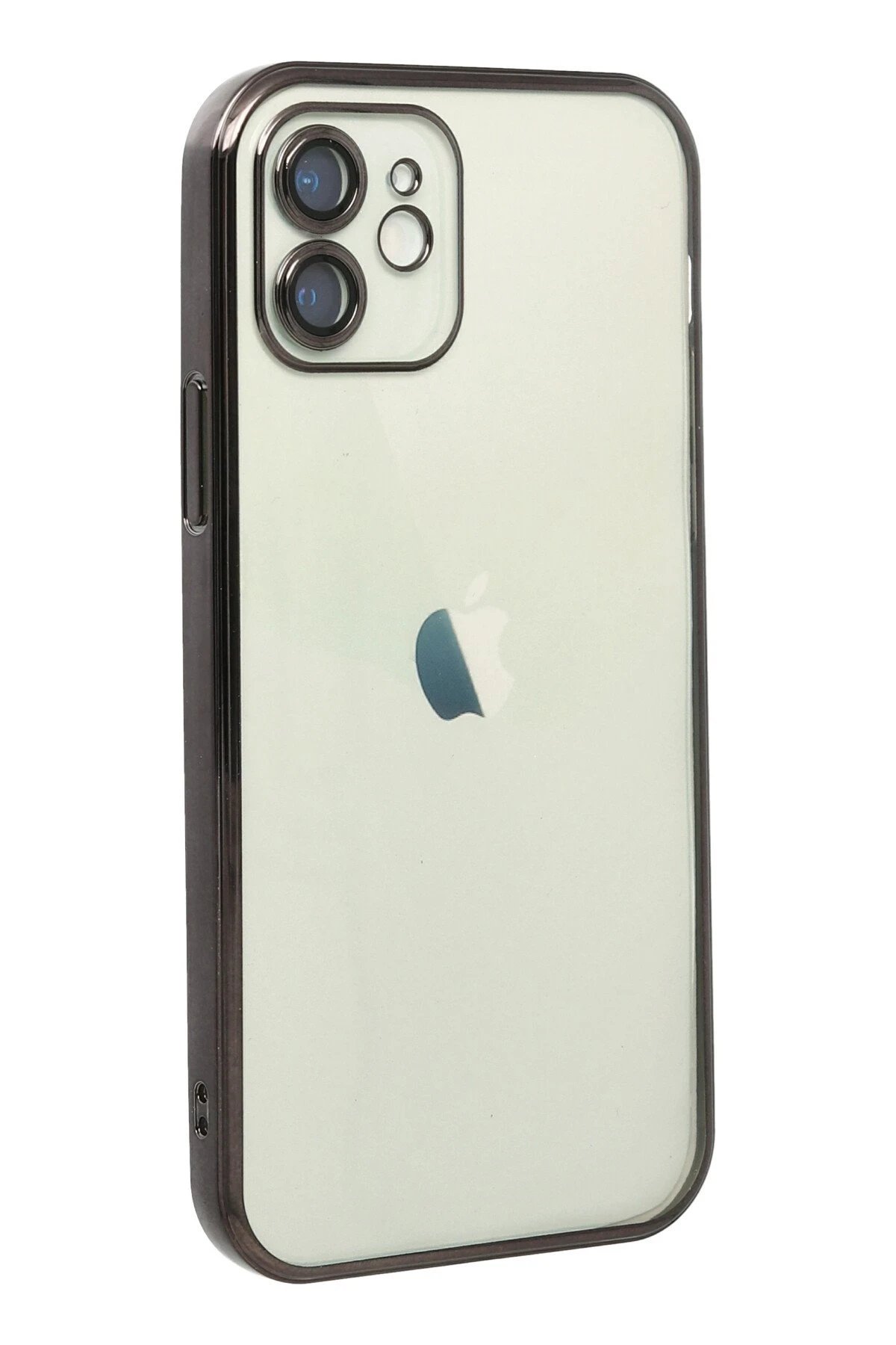 Newface iPhone 11 Kılıf Razer Lensli Silikon - Siyah