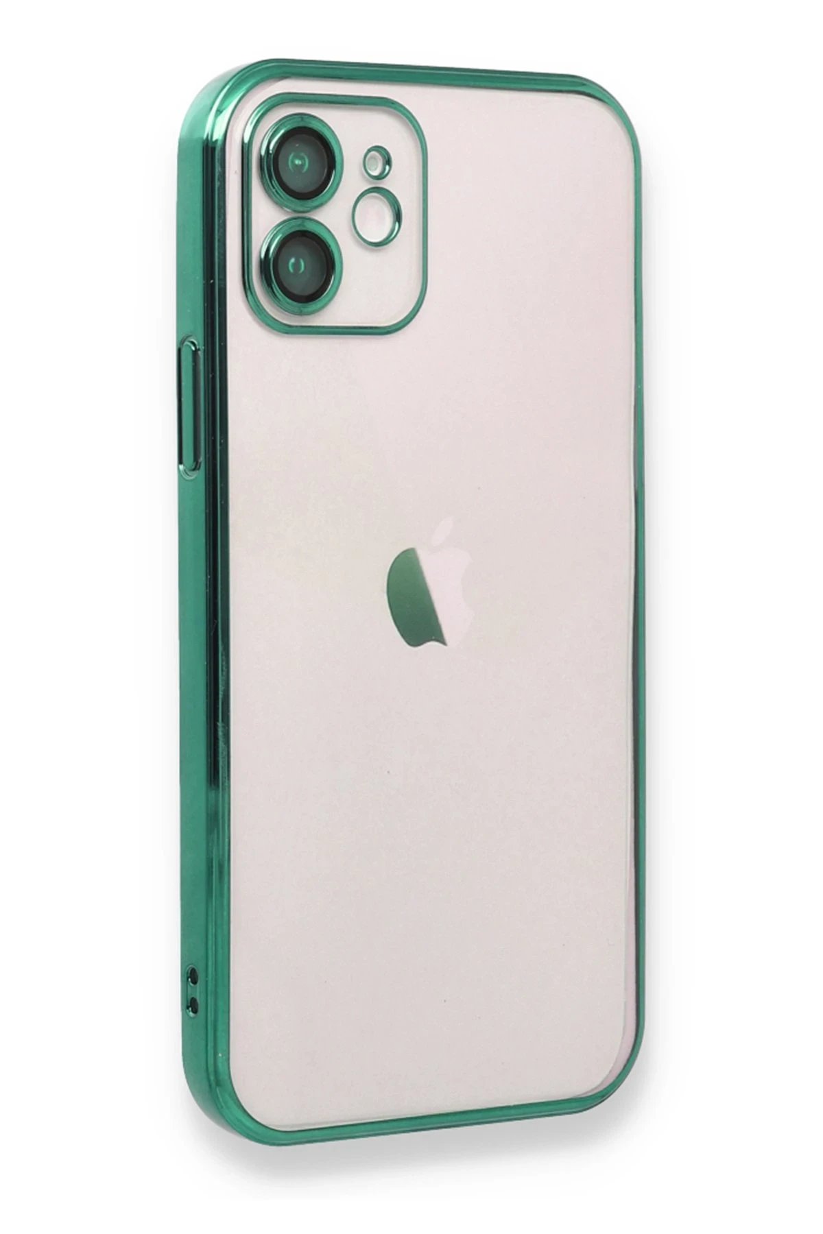Newface iPhone 11 Kılıf Razer Lensli Silikon - Yeşil