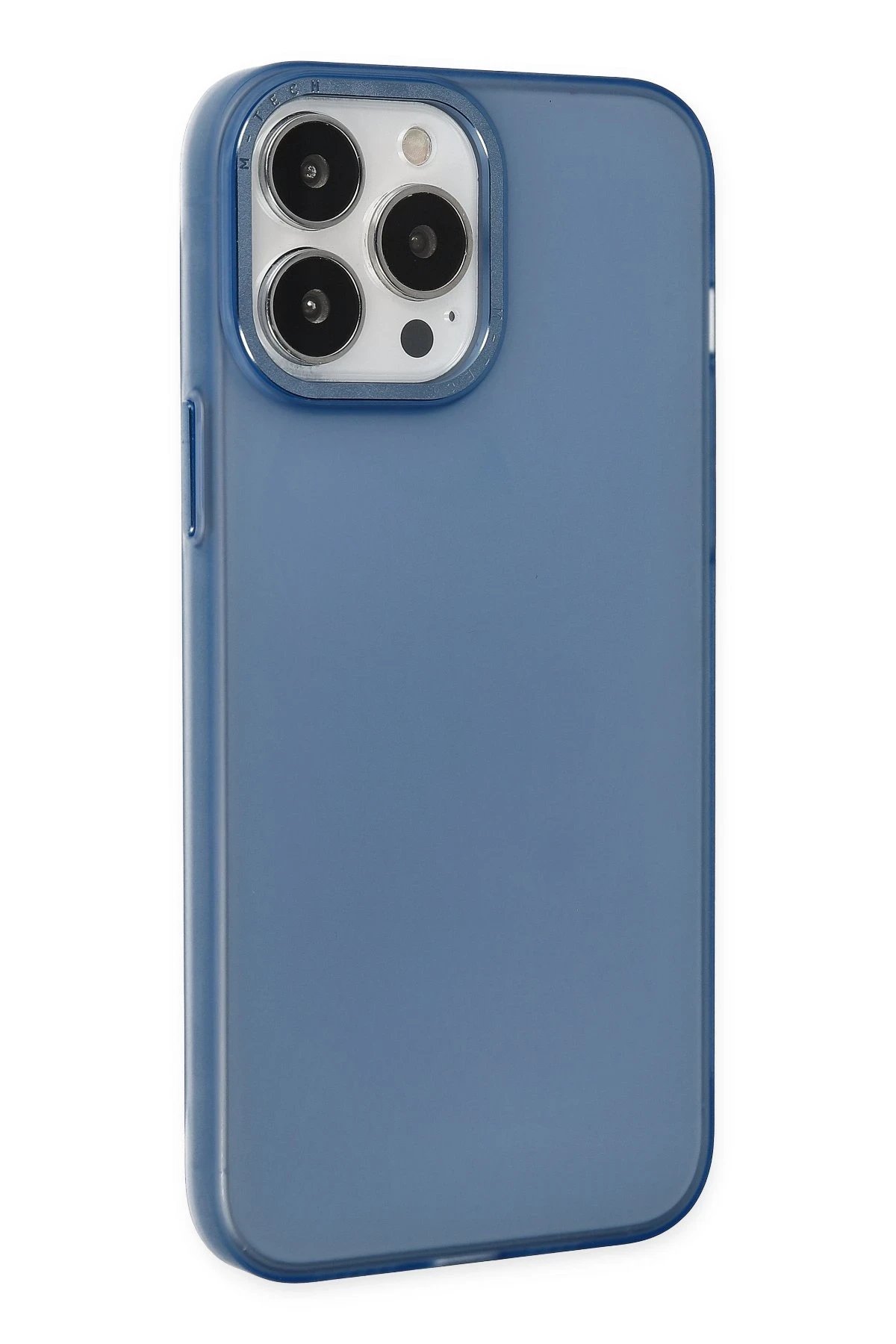 Newface iPhone 14 Pro Kılıf Modos Metal Kapak - Lacivert