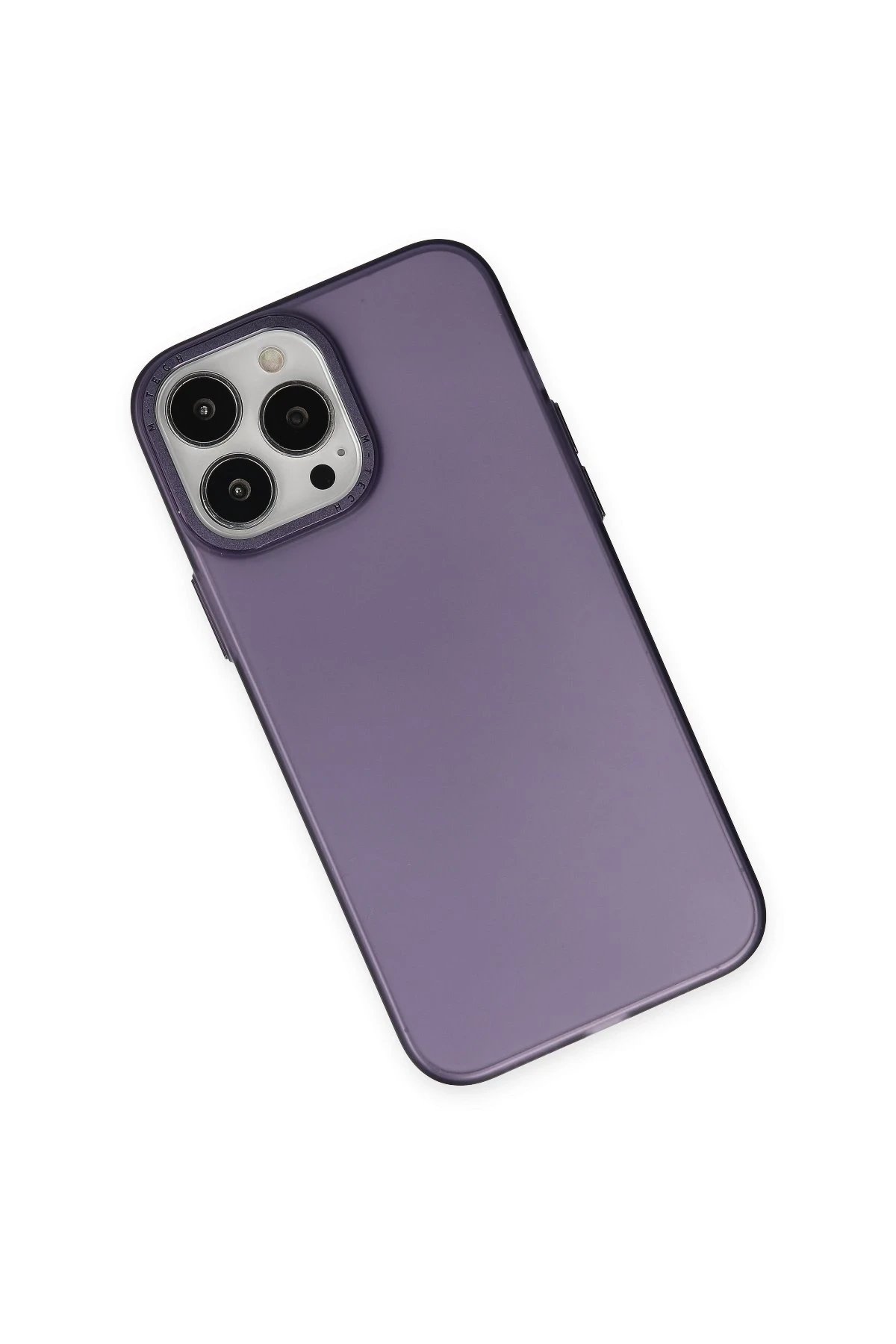 Newface iPhone 14 Pro Kılıf Modos Metal Kapak - Derin Mor