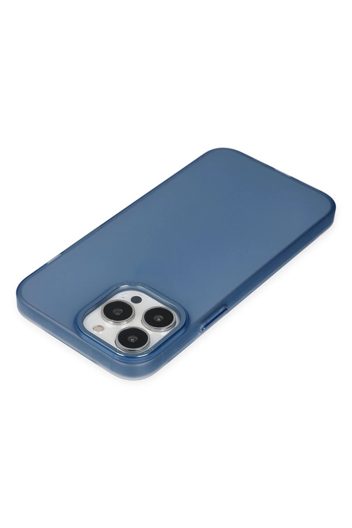 Newface iPhone 13 Pro Max Kılıf Modos Metal Kapak - Lacivert