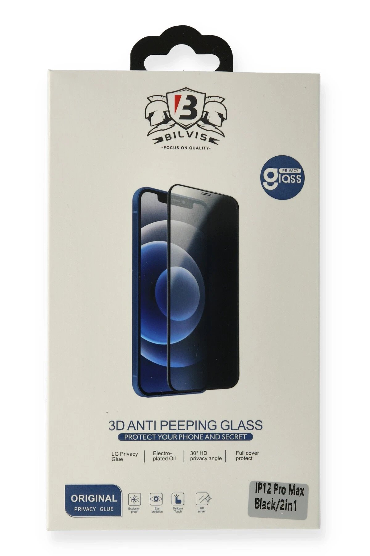 Newface iPhone 14 Pro Max Bilvis Hayalet Cam Ekran Koruyucu