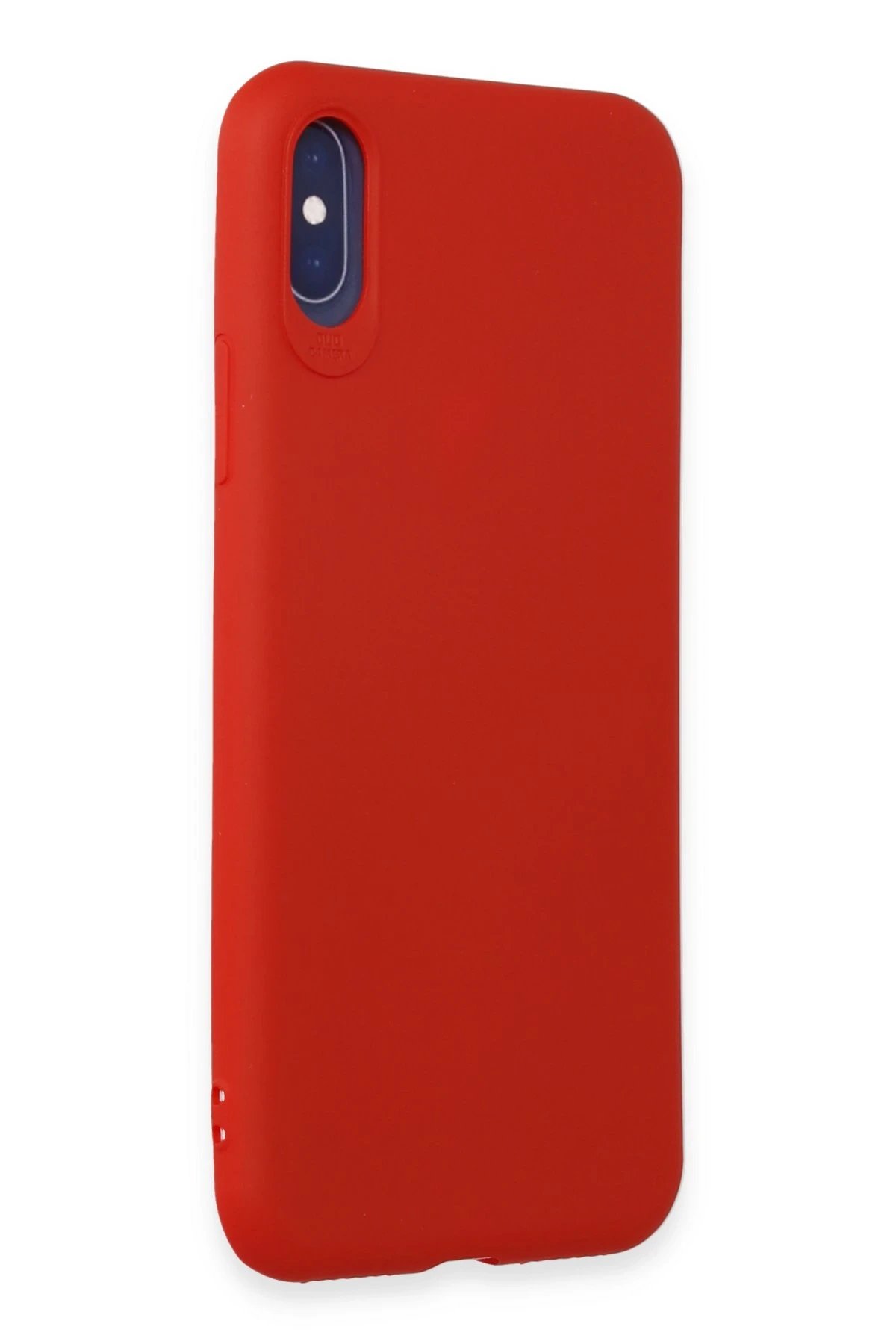 Newface iPhone X Kılıf First Silikon - Kırmızı