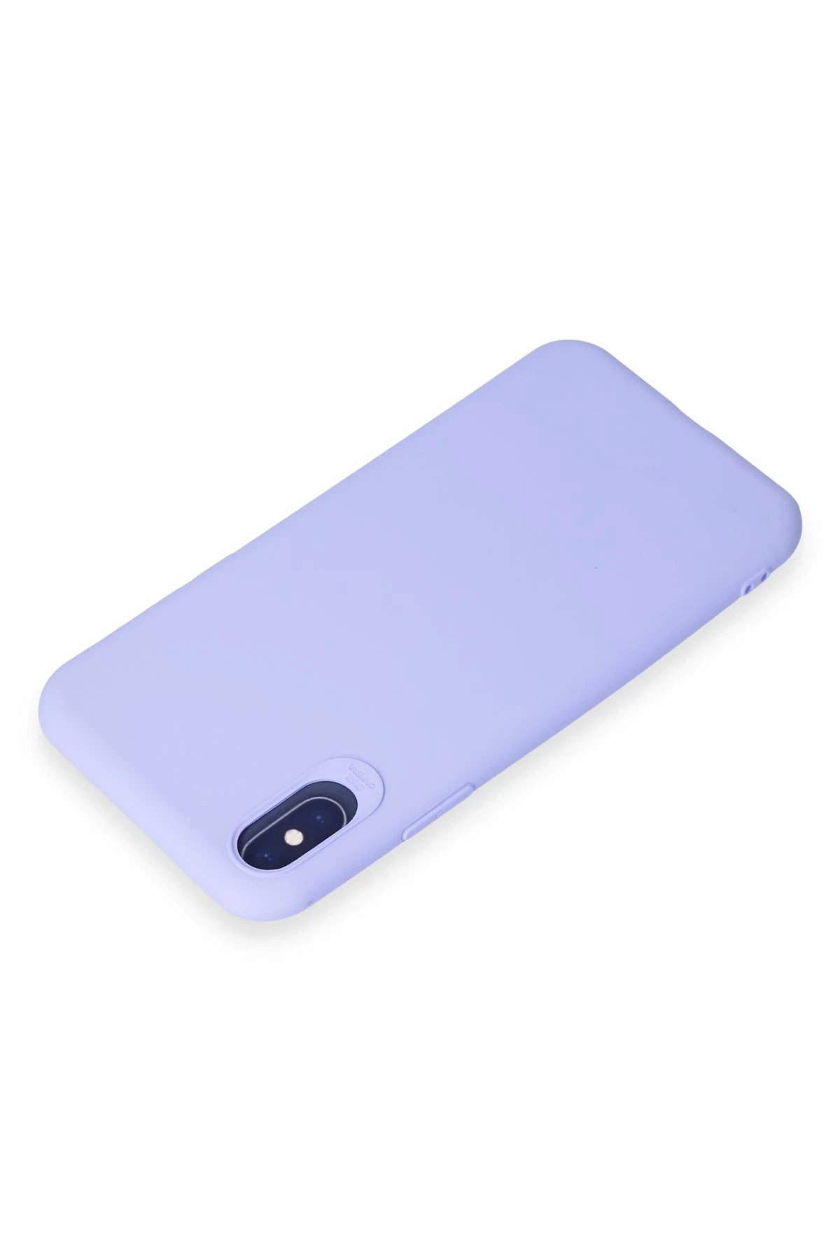 Newface iPhone X Kılıf First Silikon - Lila