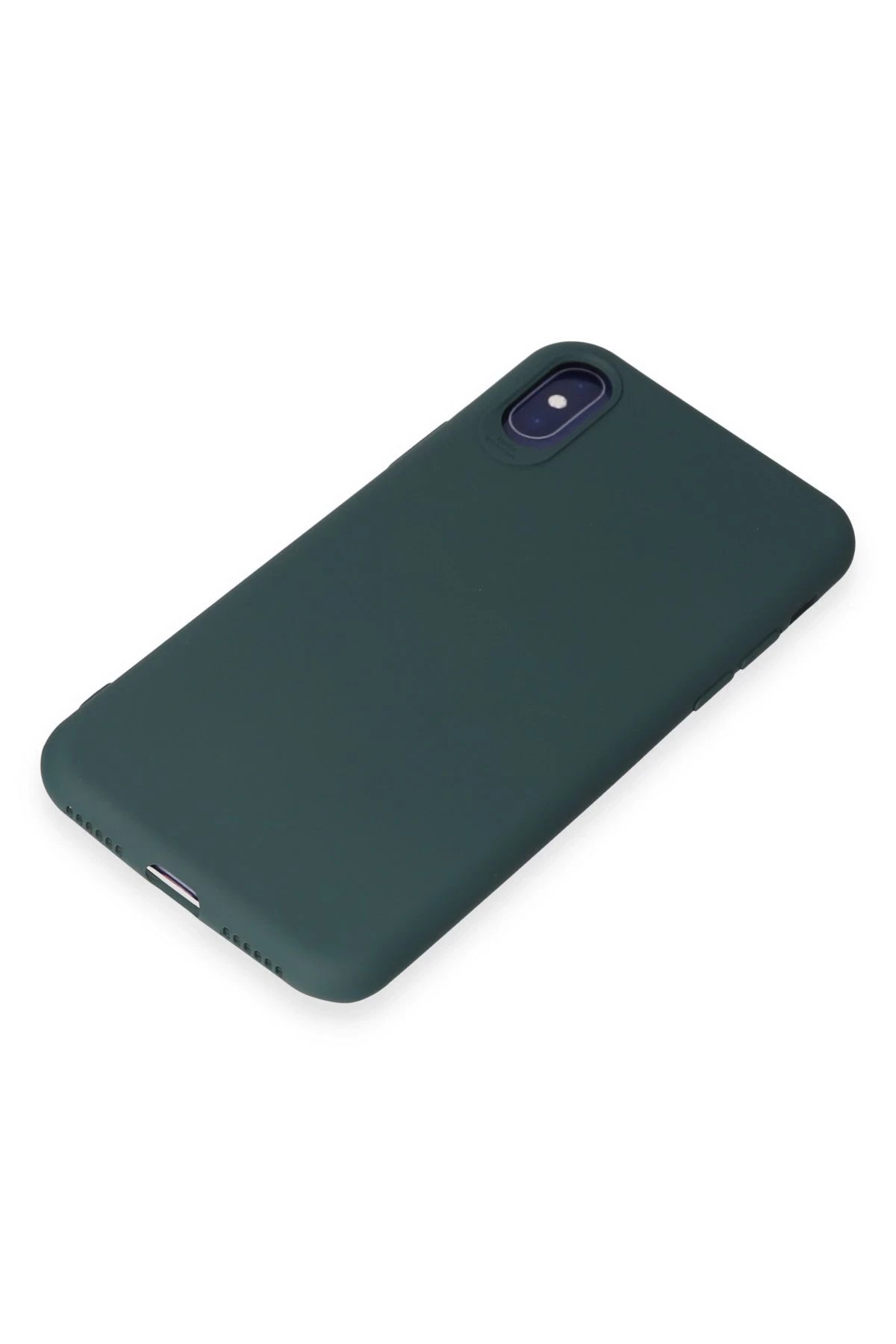 Newface iPhone X Kılıf First Silikon - Koyu Yeşil