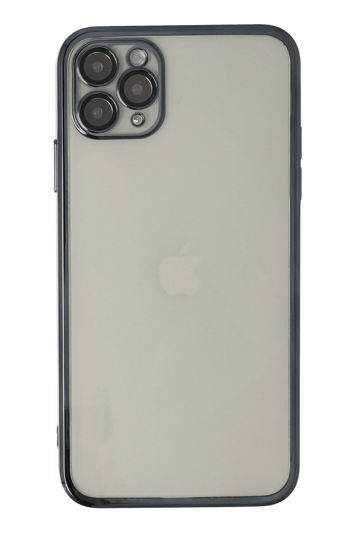 Newface iPhone 11 Pro Kılıf Razer Lensli Silikon - Siyah